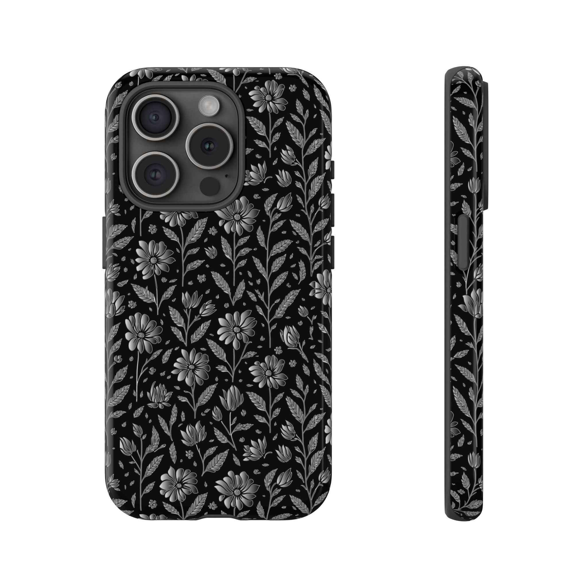 Stylish Floral Phone Case, Tough Floral Case, Botanical Phone Cover, Durable Floral Phone Protector, Gift for Her
