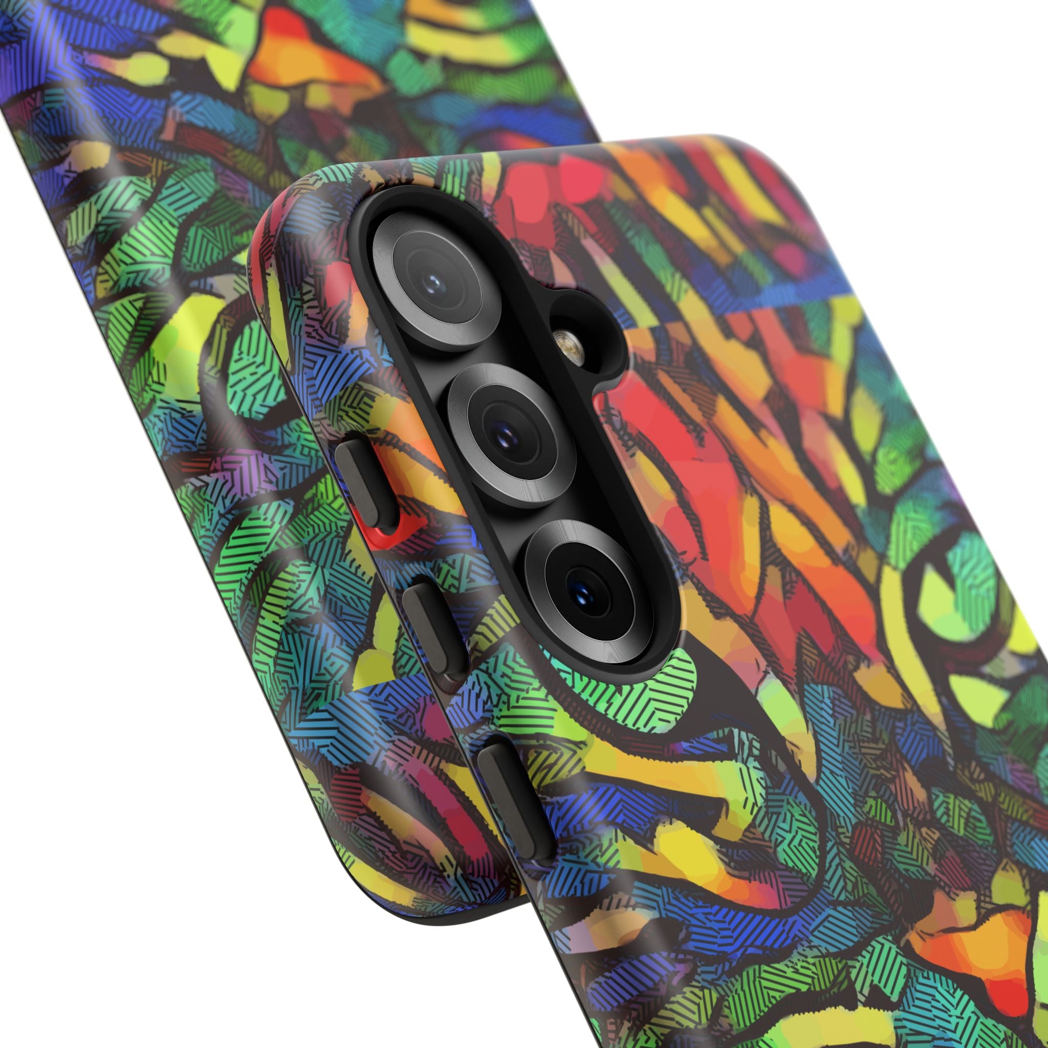 Colorful Phone Cases for Vibrant Style - Tough Cases, Unique Gifts, Animal Print, Artistic Design, Phone Accessories, Eco-Friendly