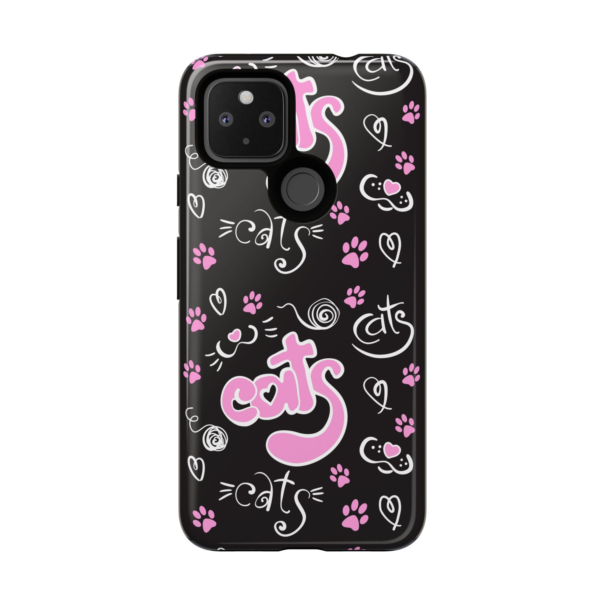 Cute Cat Print Phone Cases, Tough Cases for Cat Lovers, Pet Phone Cover, Gift for Cat Moms, Stylish Phone Accessories