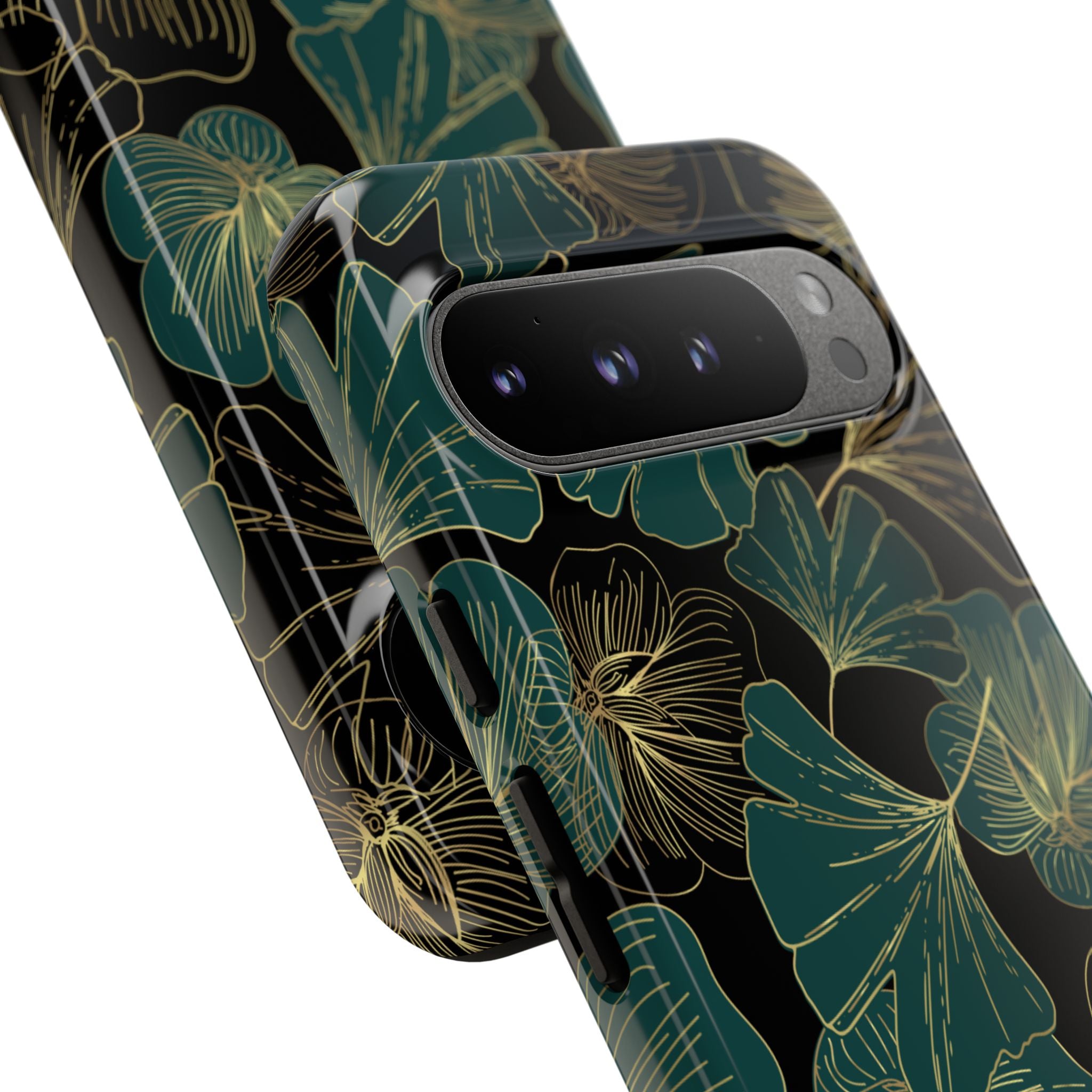 Floral Phone Case - Tough Cases, Protective Cover, Stylish Accessory, Gift for Her, Nature-Inspired Design
