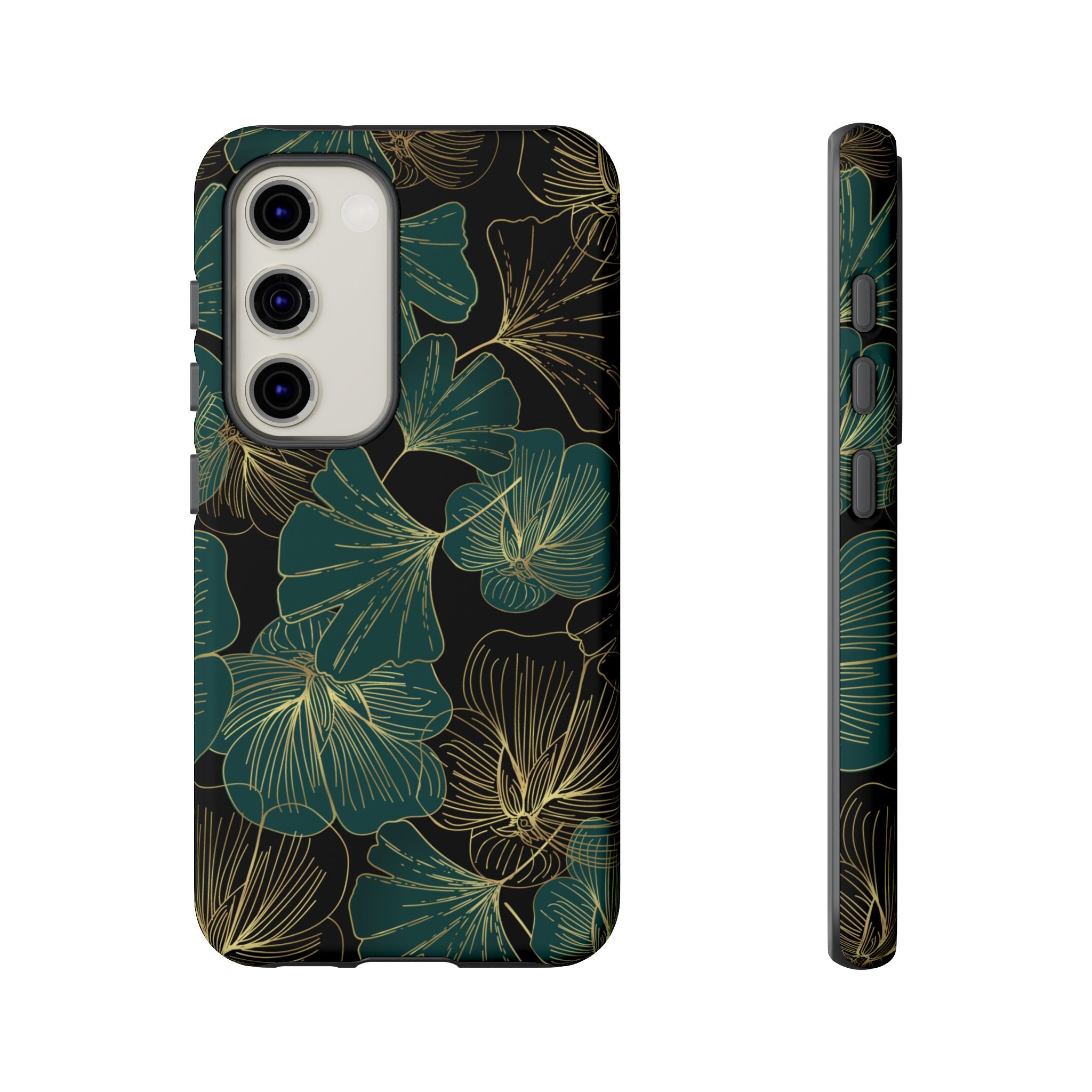 Floral Phone Case - Tough Cases, Protective Cover, Stylish Accessory, Gift for Her, Nature-Inspired Design