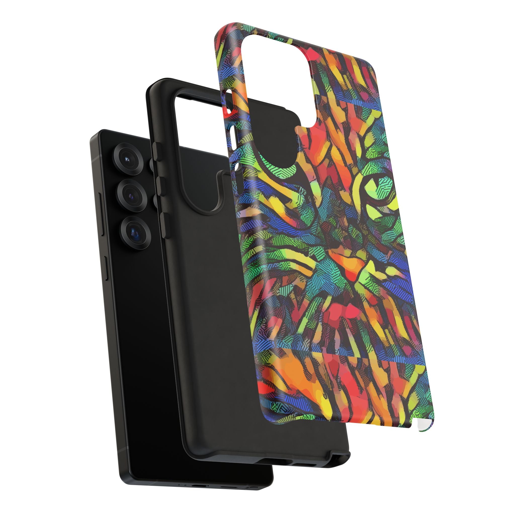 Colorful Phone Cases for Vibrant Style - Tough Cases, Unique Gifts, Animal Print, Artistic Design, Phone Accessories, Eco-Friendly