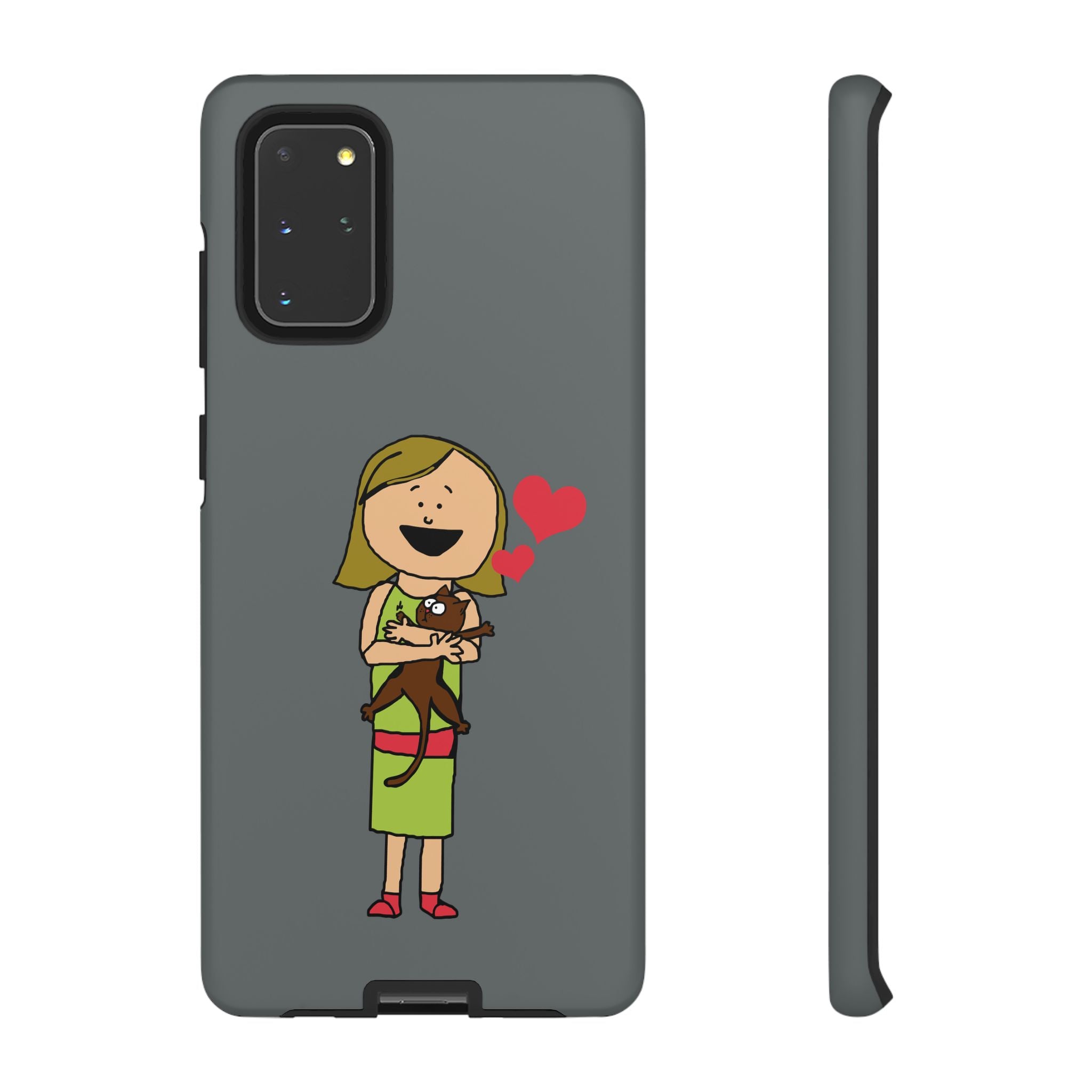 Pet Lover's Phone Case, Cute Animal Phone Cover, Gift for Dog Lovers, Cartoon Design, Fun Smartphone Accessory