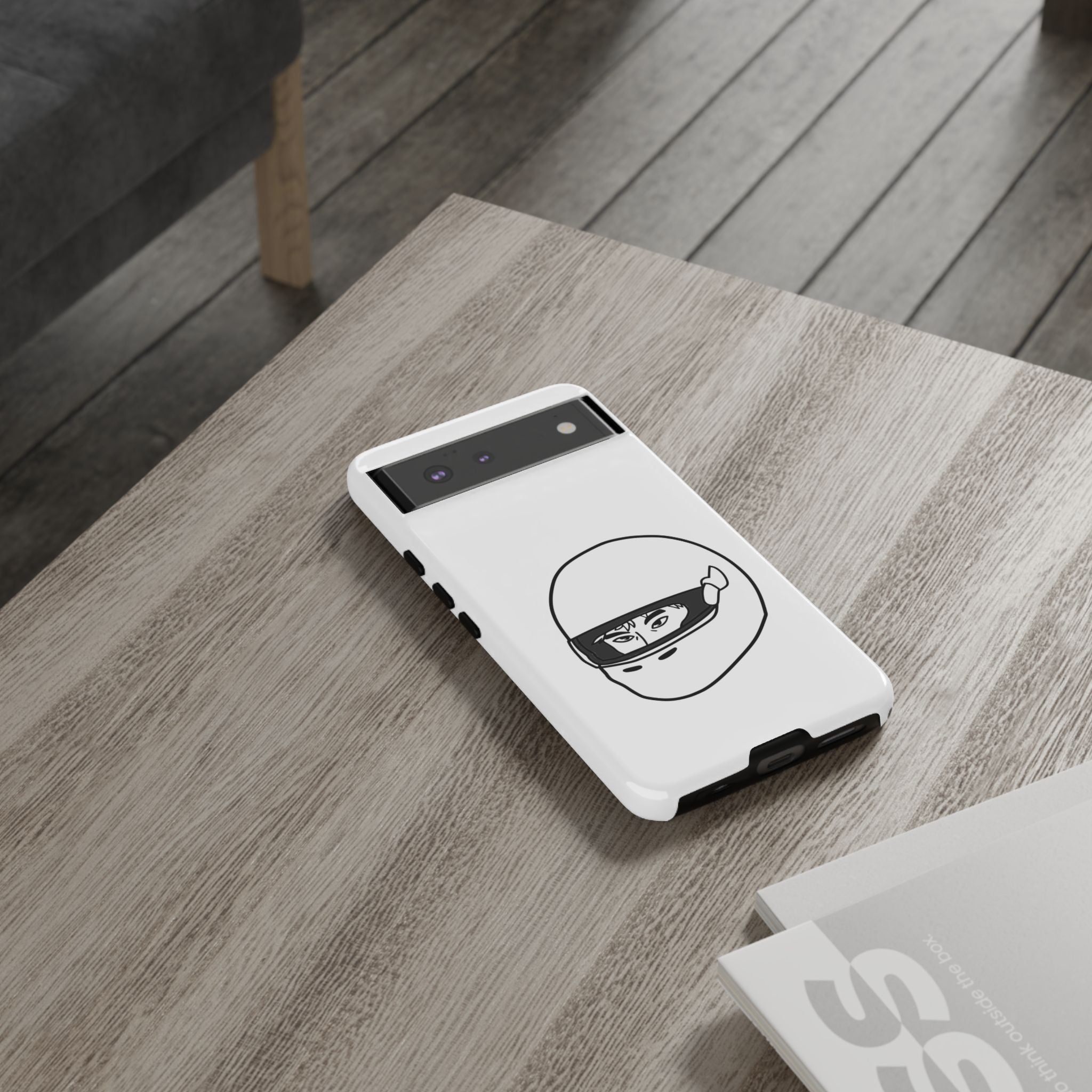 Stylish Phone Case with Racing Helmet Design | Tough Cases | Unique Gift, Motorcycle Enthusiast, Race Lover, Custom Accessory, Everyday Use