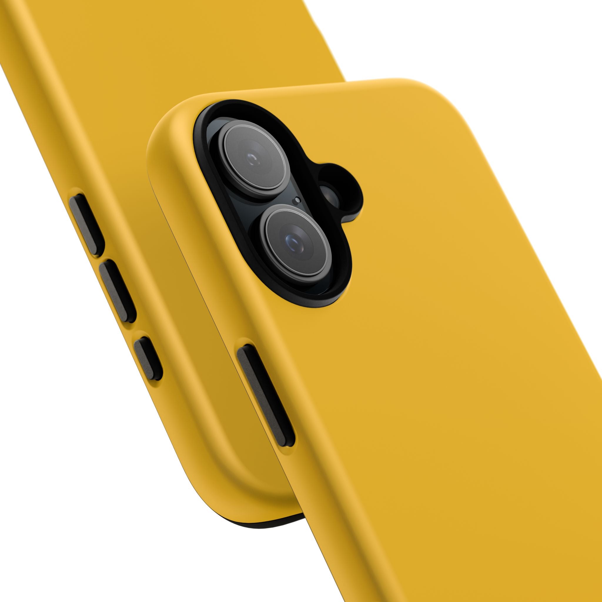 Motorcycle Phone Case, Tough Phone Cover, Gift for Bikers, Durable Tech Accessory, Yellow Motorcycle Design