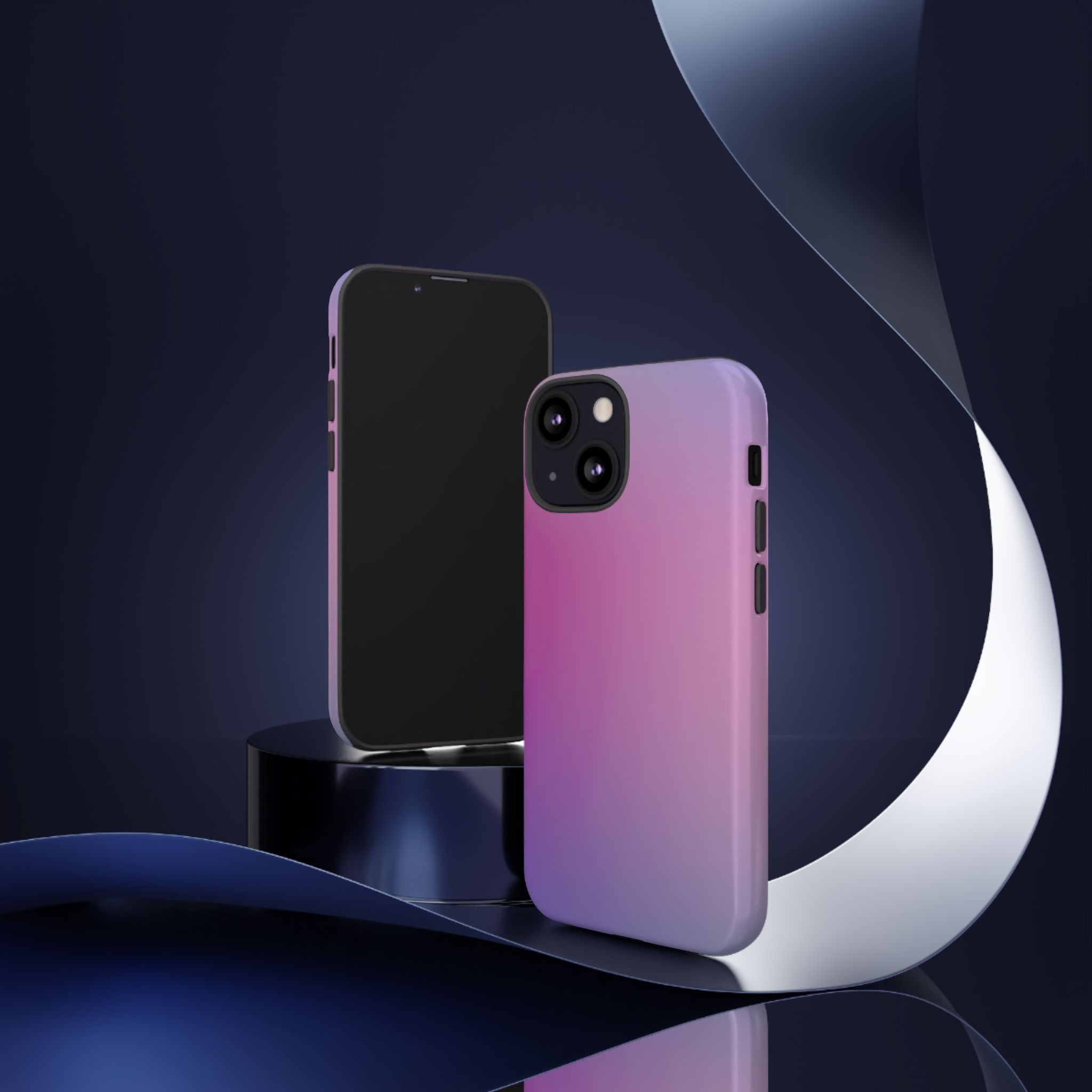 Stylish Phone Case, Tough Phone Cover, Gradient Phone Protector, Customizable Phone Shell, Durable Phone Accessory