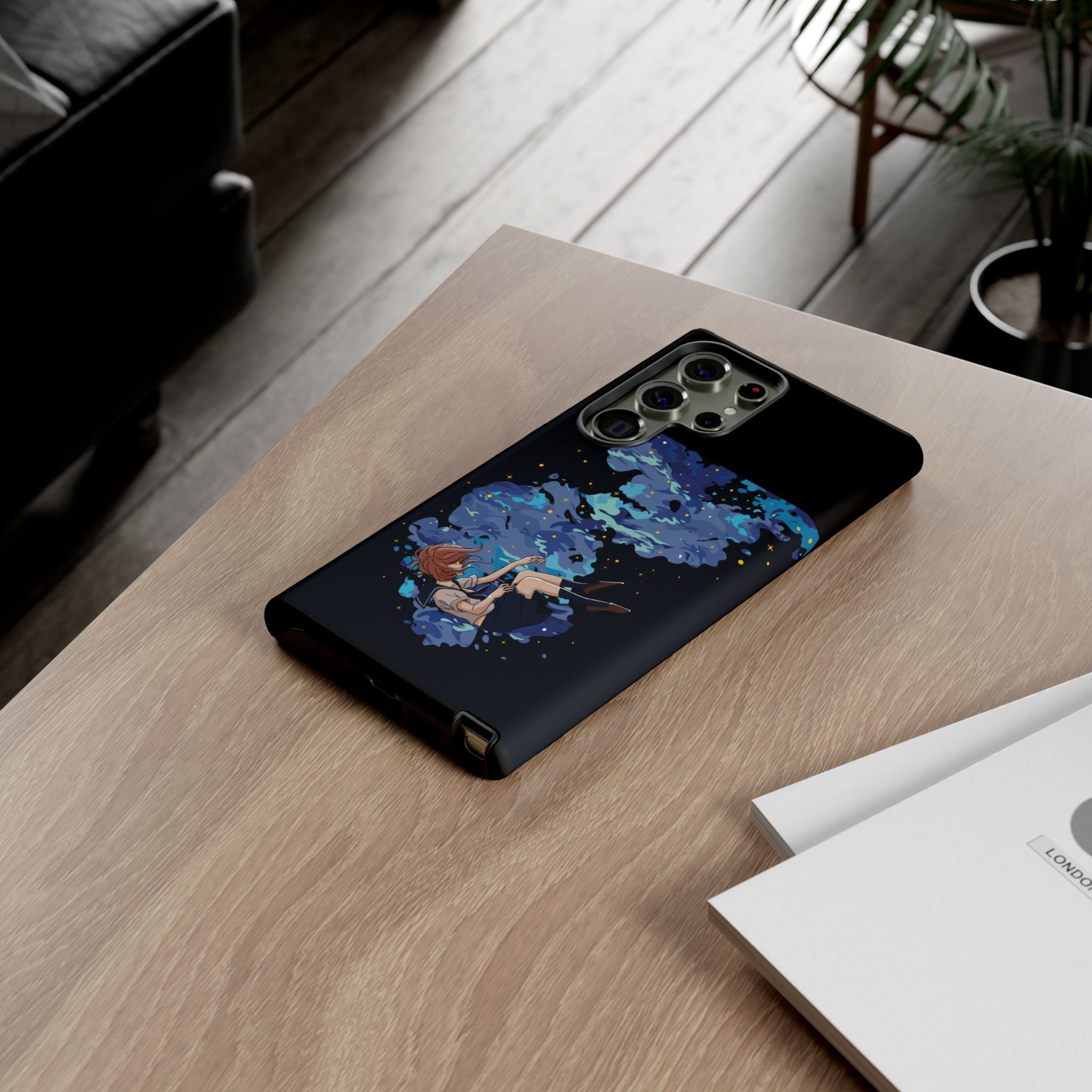 Tough Cases Phone Case - Artistic Galaxy Design, Cute Sleeve for Teens, Gift for Students, Unique Mobile Accessory, Trendy Tech Protection