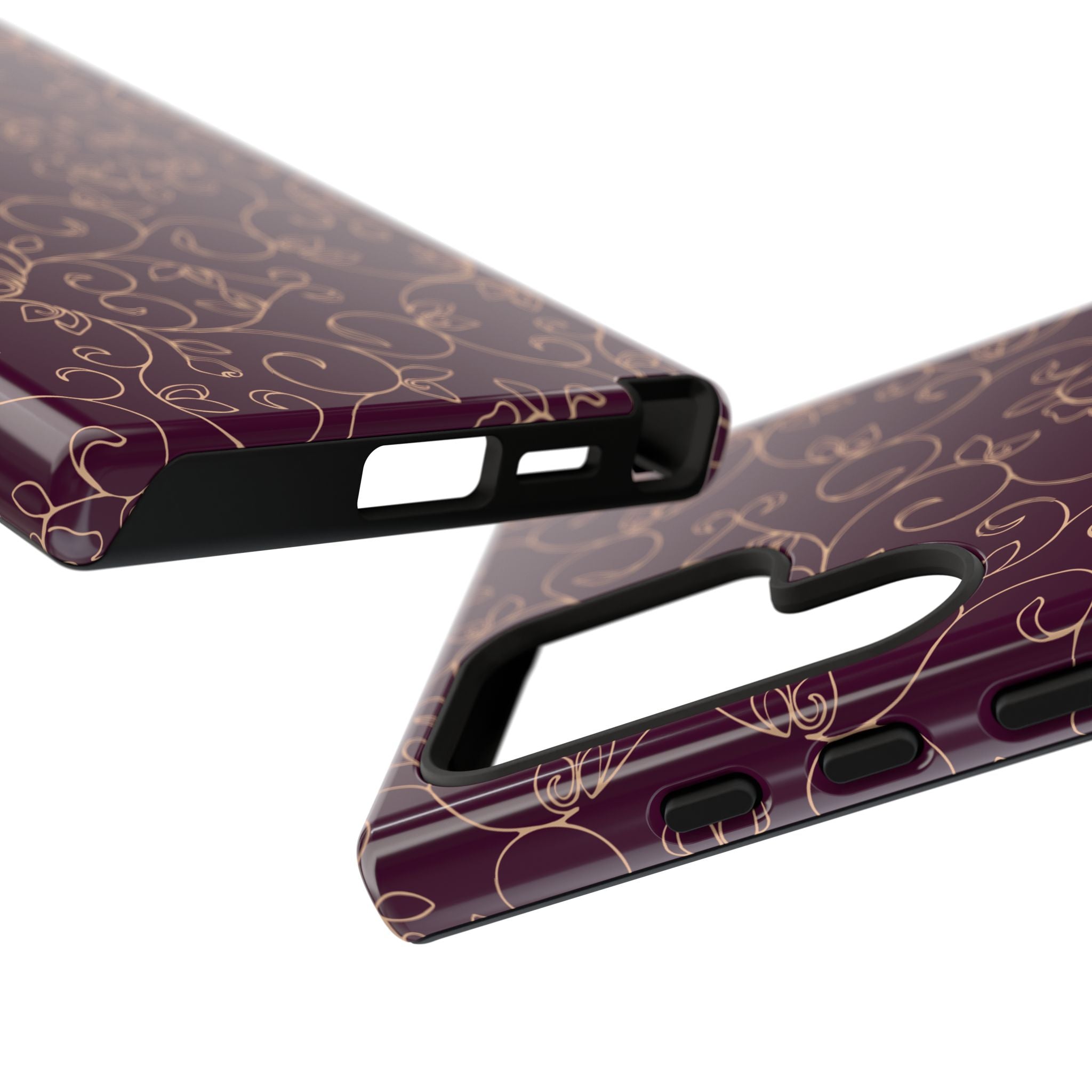 Elegant Floral Phone Case | Durable Mobile Cover, Gift for Her, Floral Design, Stylish Accessory, Phone Protection