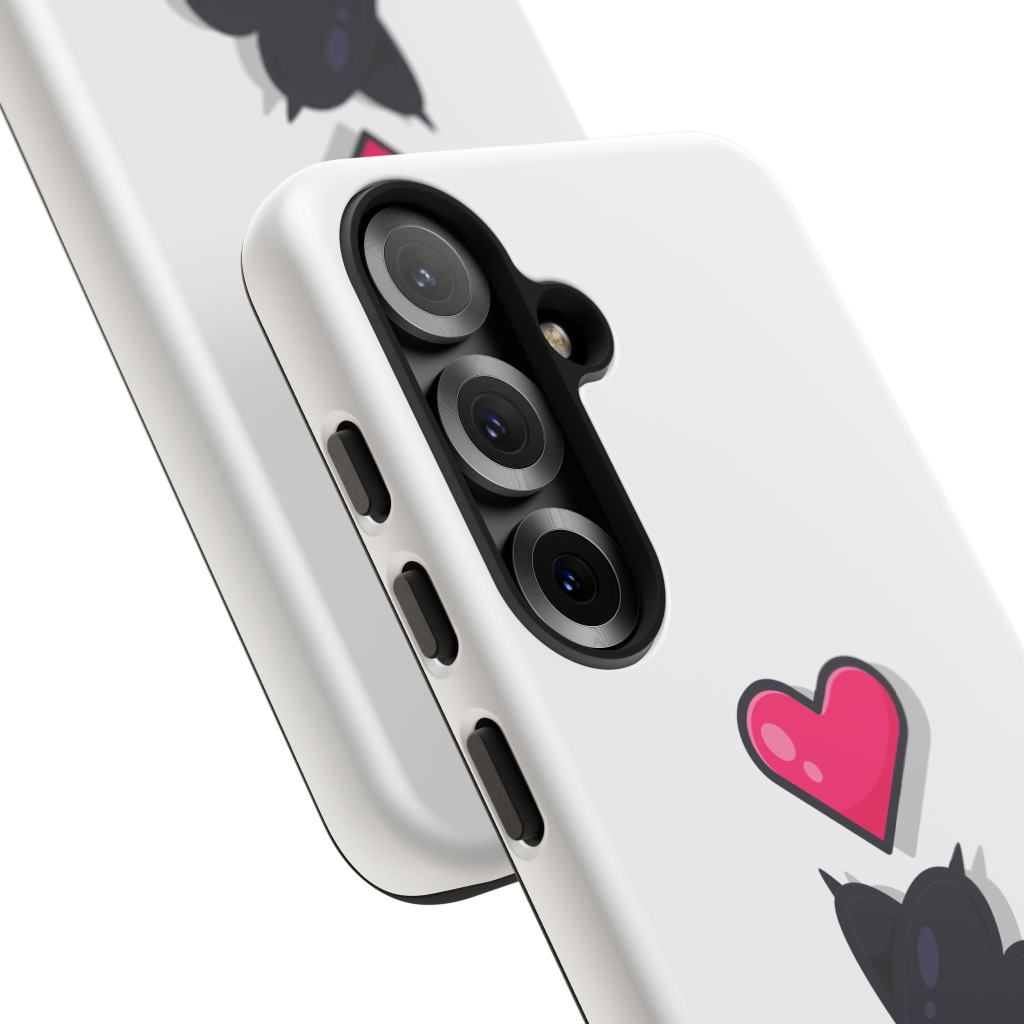 Cute Cat Love Phone Case, Tough Cell Phone Cover, Animal Lover Gifts, Pet Parent Accessories, Valentine's Day Essentials