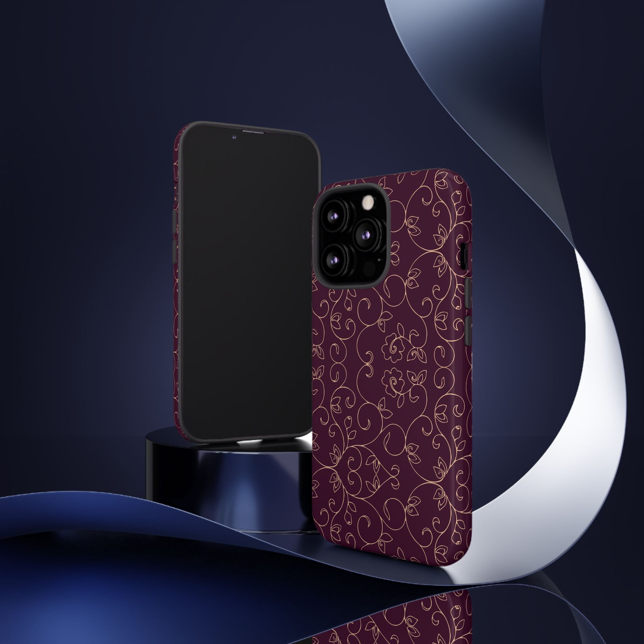 Elegant Floral Phone Case | Durable Mobile Cover, Gift for Her, Floral Design, Stylish Accessory, Phone Protection