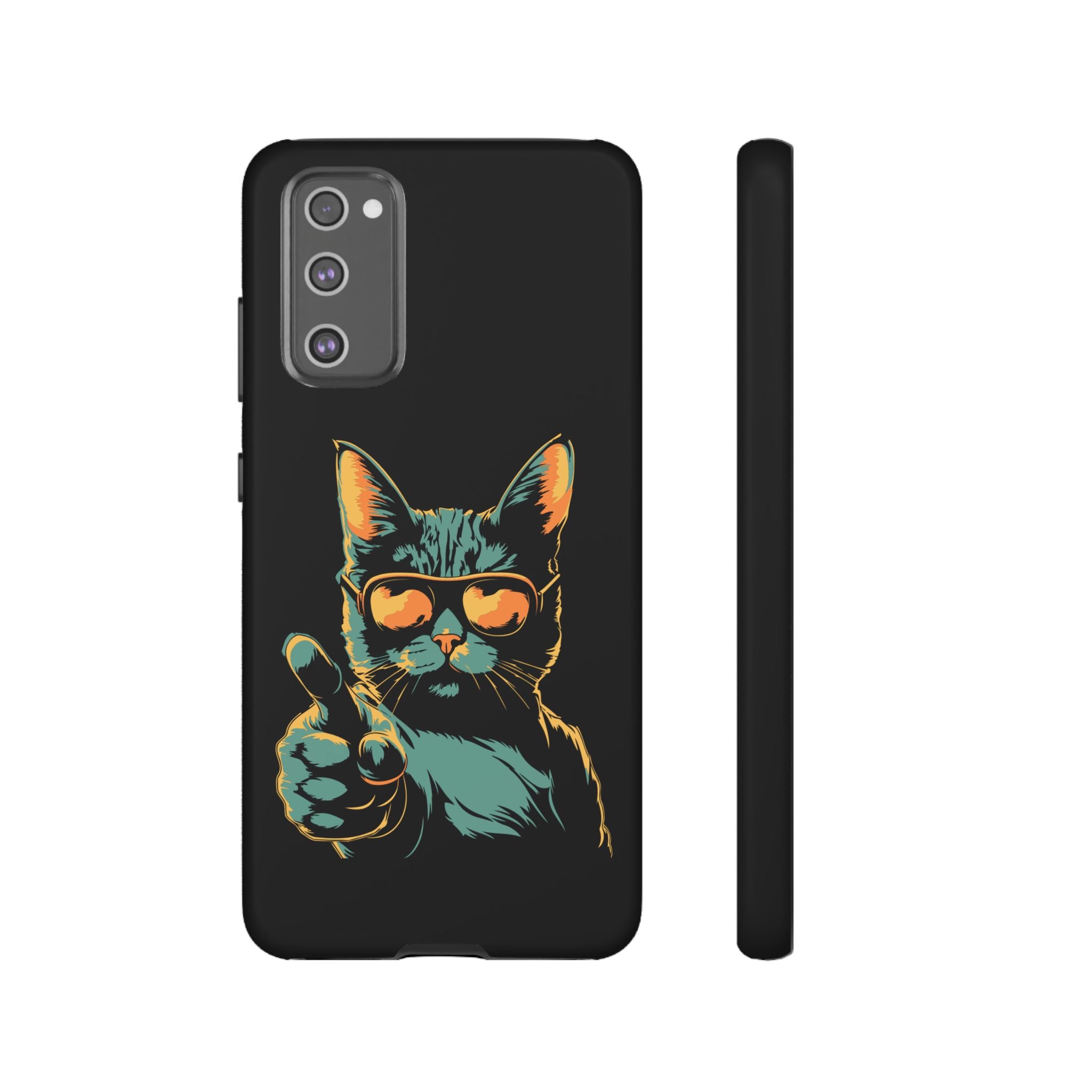 Cool Cat Phone Case, Stylish Phone Cover, Pet Lover Gift, Cute Cat Design, Fun Cat Accessories