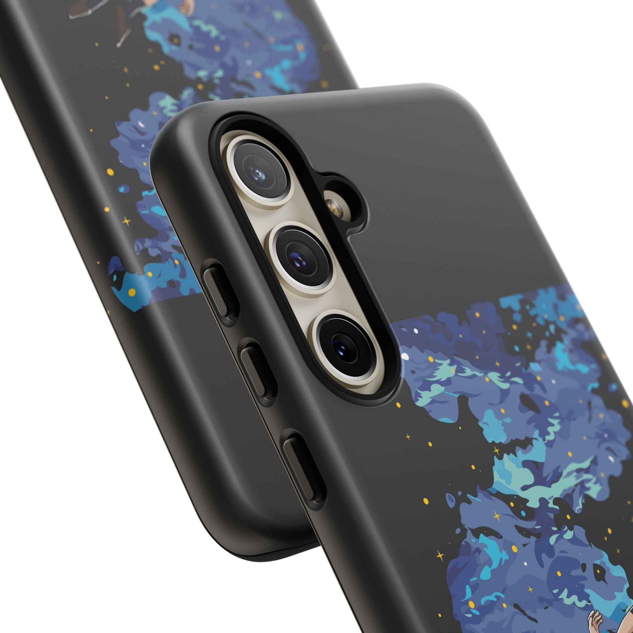 Tough Cases Phone Case - Artistic Galaxy Design, Cute Sleeve for Teens, Gift for Students, Unique Mobile Accessory, Trendy Tech Protection