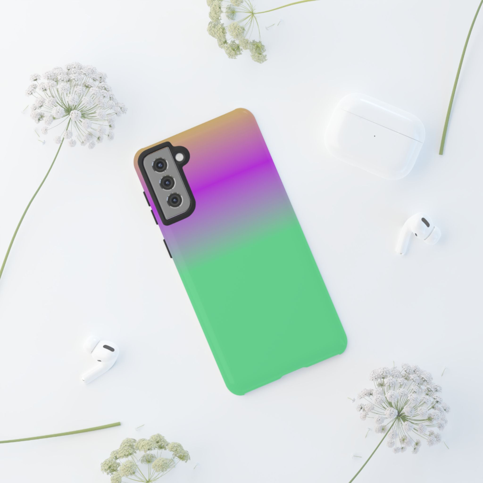Vibrant Phone Case, Stylish Tech Accessory, Fun Gift Idea, Unique Mobile Cover, Trendy Gradient Design