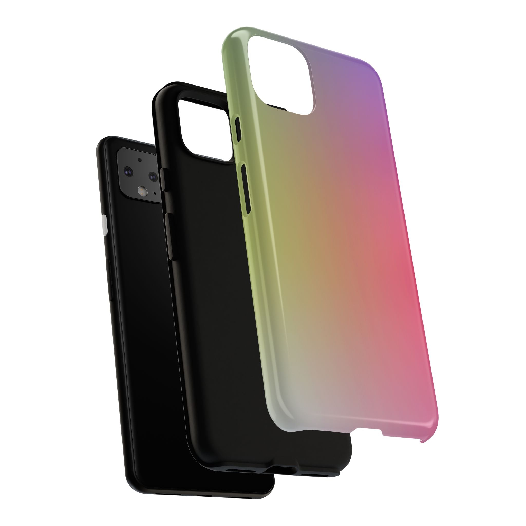 Gradient Phone Case, Tough Cases, Colorful Tech Accessory, Modern Phone Protection, Trendy Gift for Friends, Birthday, Holidays