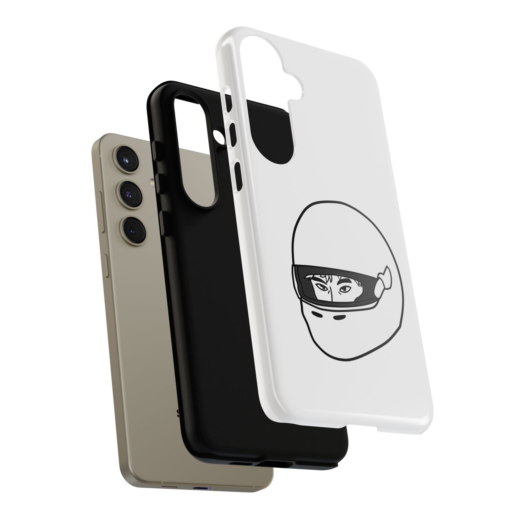 Stylish Phone Case with Racing Helmet Design | Tough Cases | Unique Gift, Motorcycle Enthusiast, Race Lover, Custom Accessory, Everyday Use