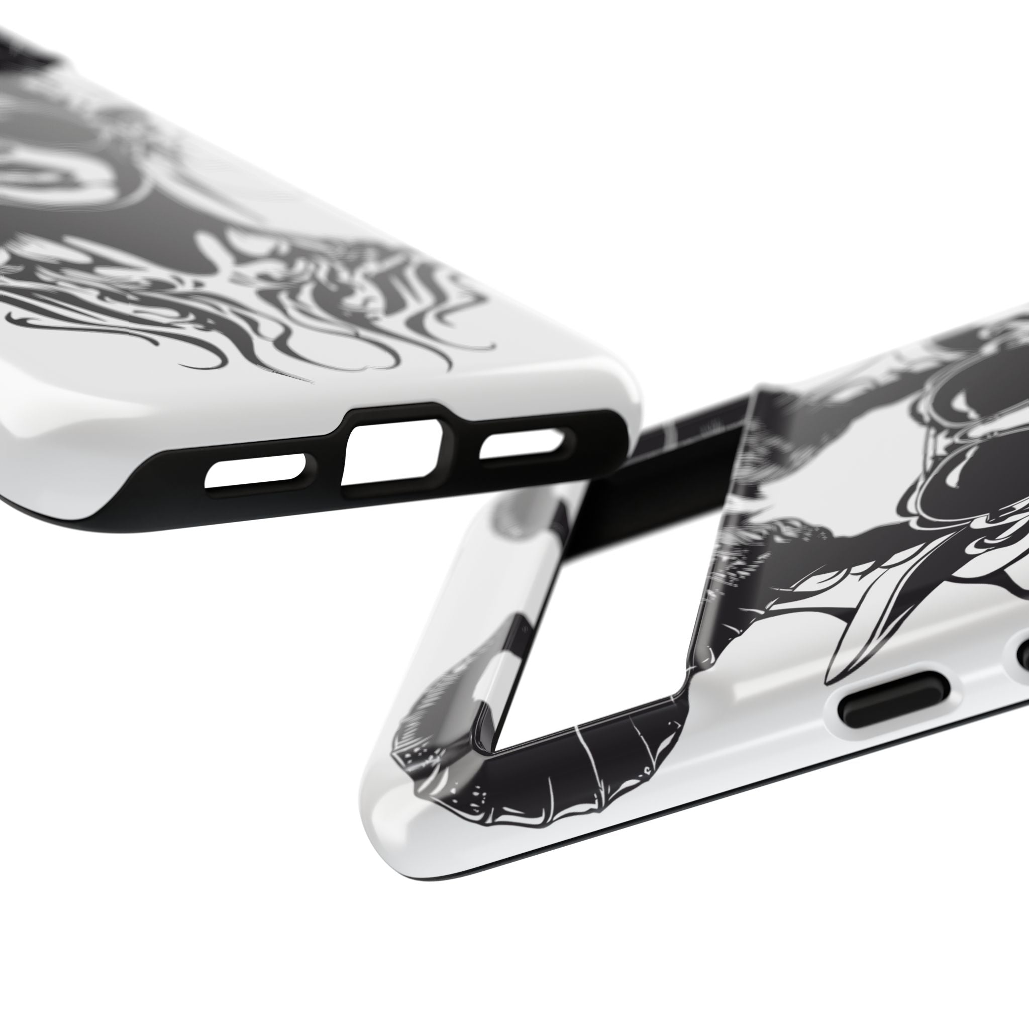 Tough Cases: Stylish Phone Case with Edgy Design, Protective Cover, Gift for Her, Trendy Accessories, Unique Art, Holiday Present