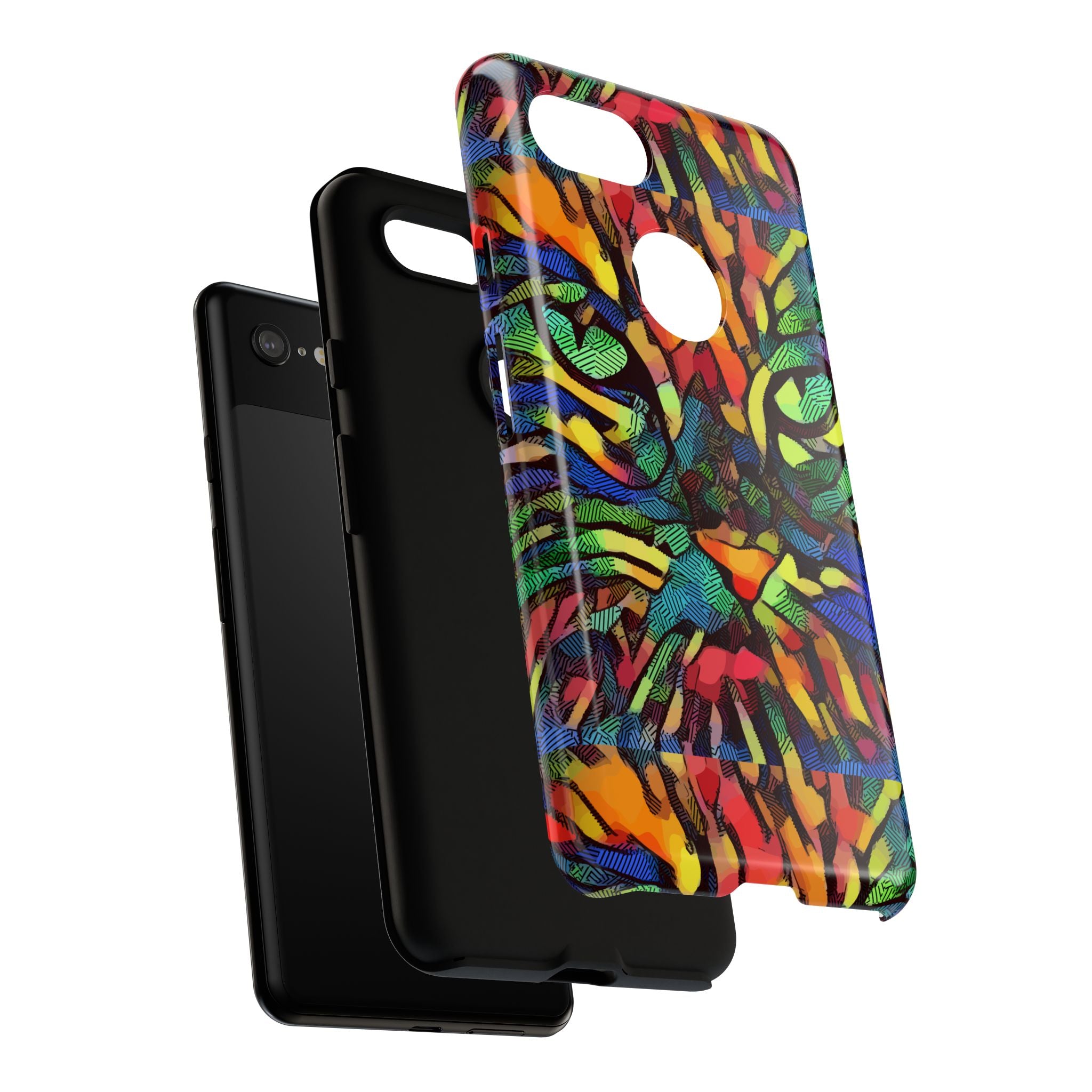 Colorful Phone Cases for Vibrant Style - Tough Cases, Unique Gifts, Animal Print, Artistic Design, Phone Accessories, Eco-Friendly