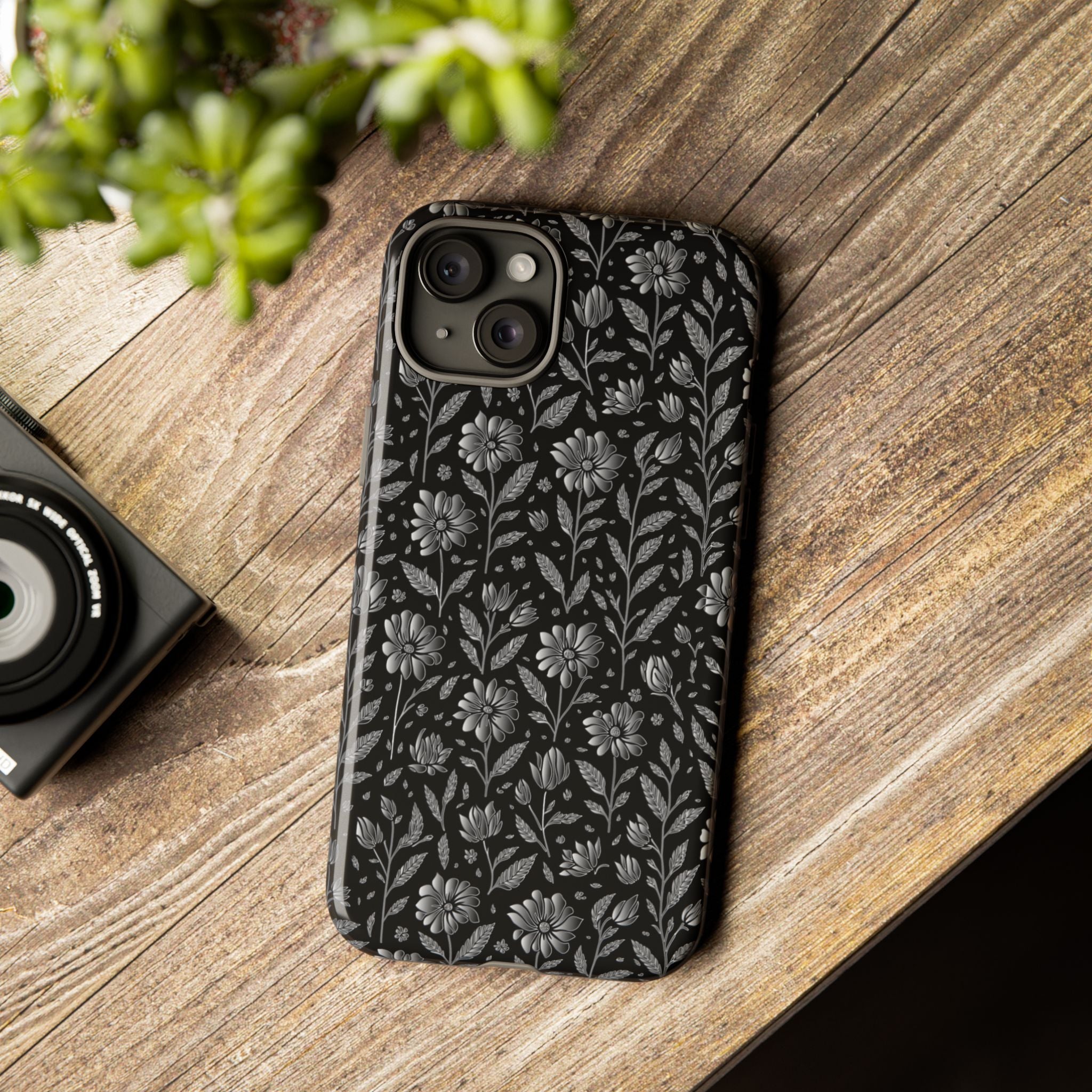 Stylish Floral Phone Case, Tough Floral Case, Botanical Phone Cover, Durable Floral Phone Protector, Gift for Her