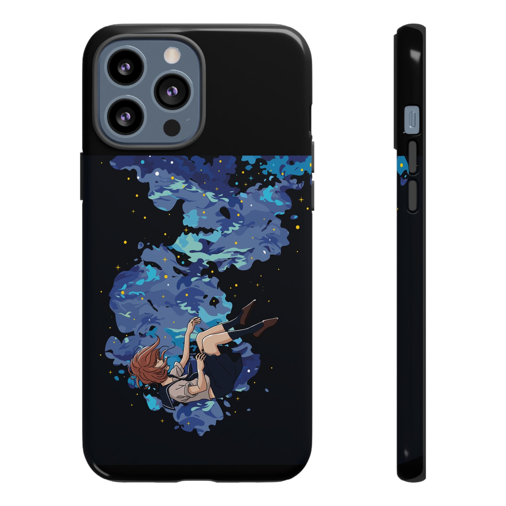 Tough Cases Phone Case - Artistic Galaxy Design, Cute Sleeve for Teens, Gift for Students, Unique Mobile Accessory, Trendy Tech Protection