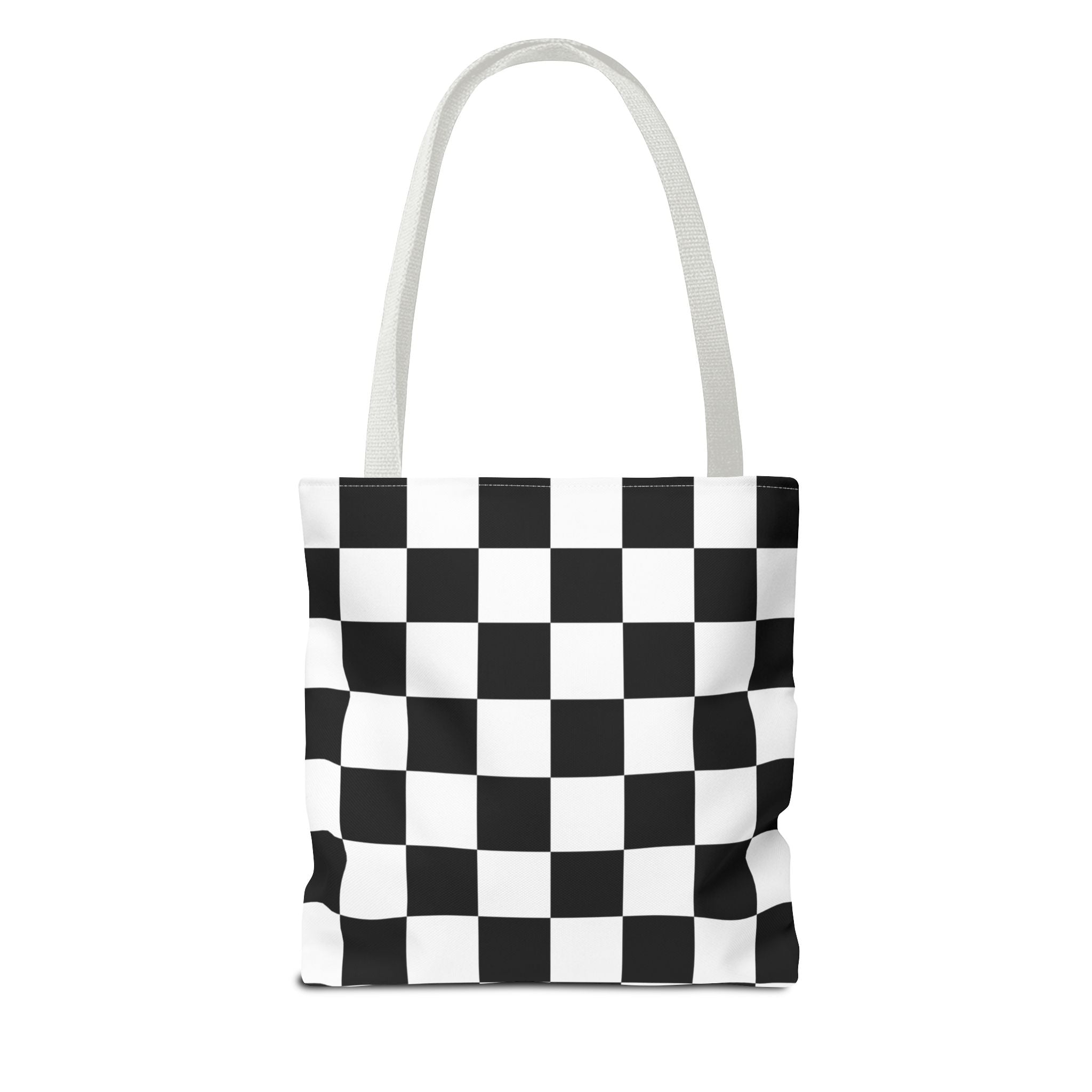 Tote Bag Finish Line - Checkered Victory – Tote Bag for Racing Fans