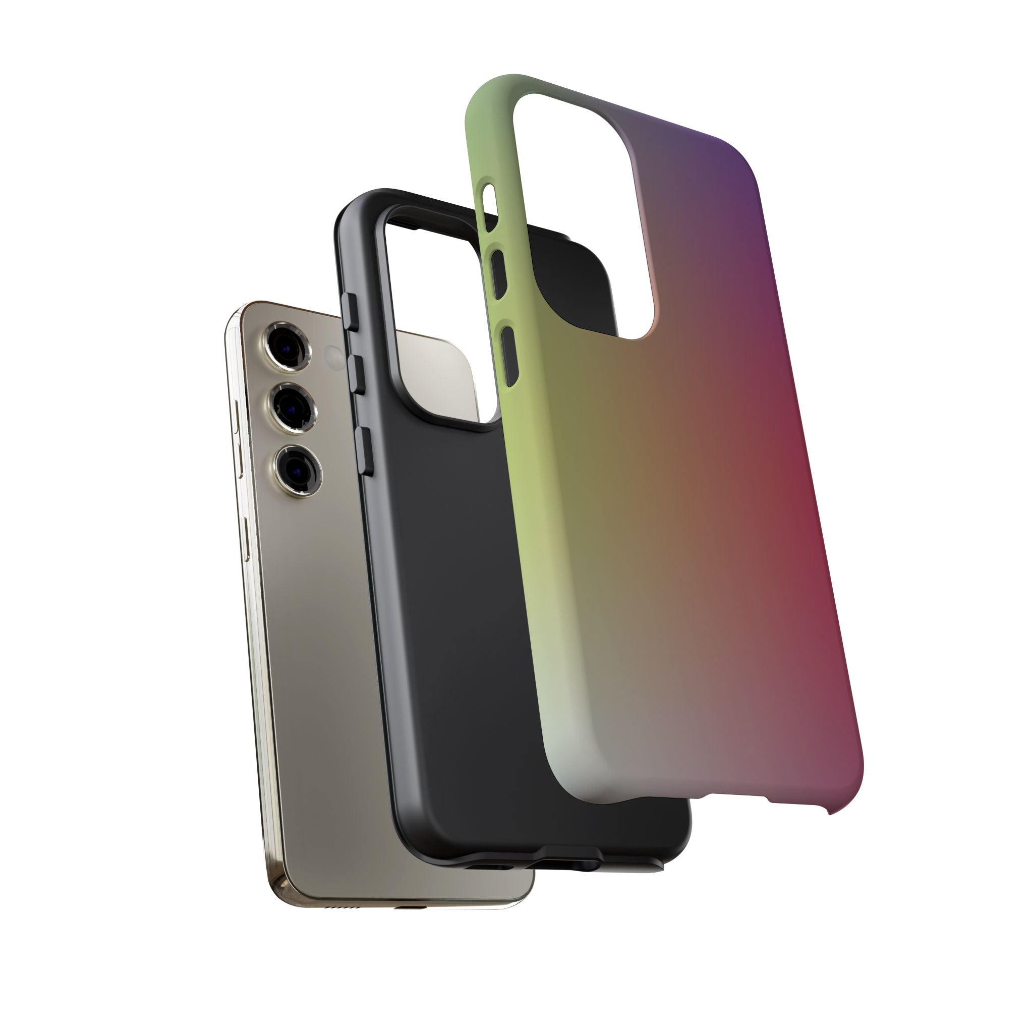 Gradient Phone Case, Tough Cases, Colorful Tech Accessory, Modern Phone Protection, Trendy Gift for Friends, Birthday, Holidays