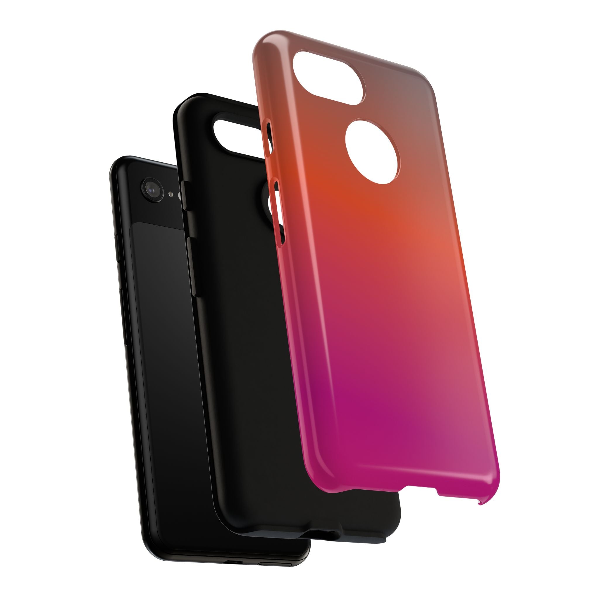 Gradient Phone Case, Custom Tough Case, Durable Phone Accessory, Vibrant Design, Gift for Tech Lovers, Birthday and Holiday Present