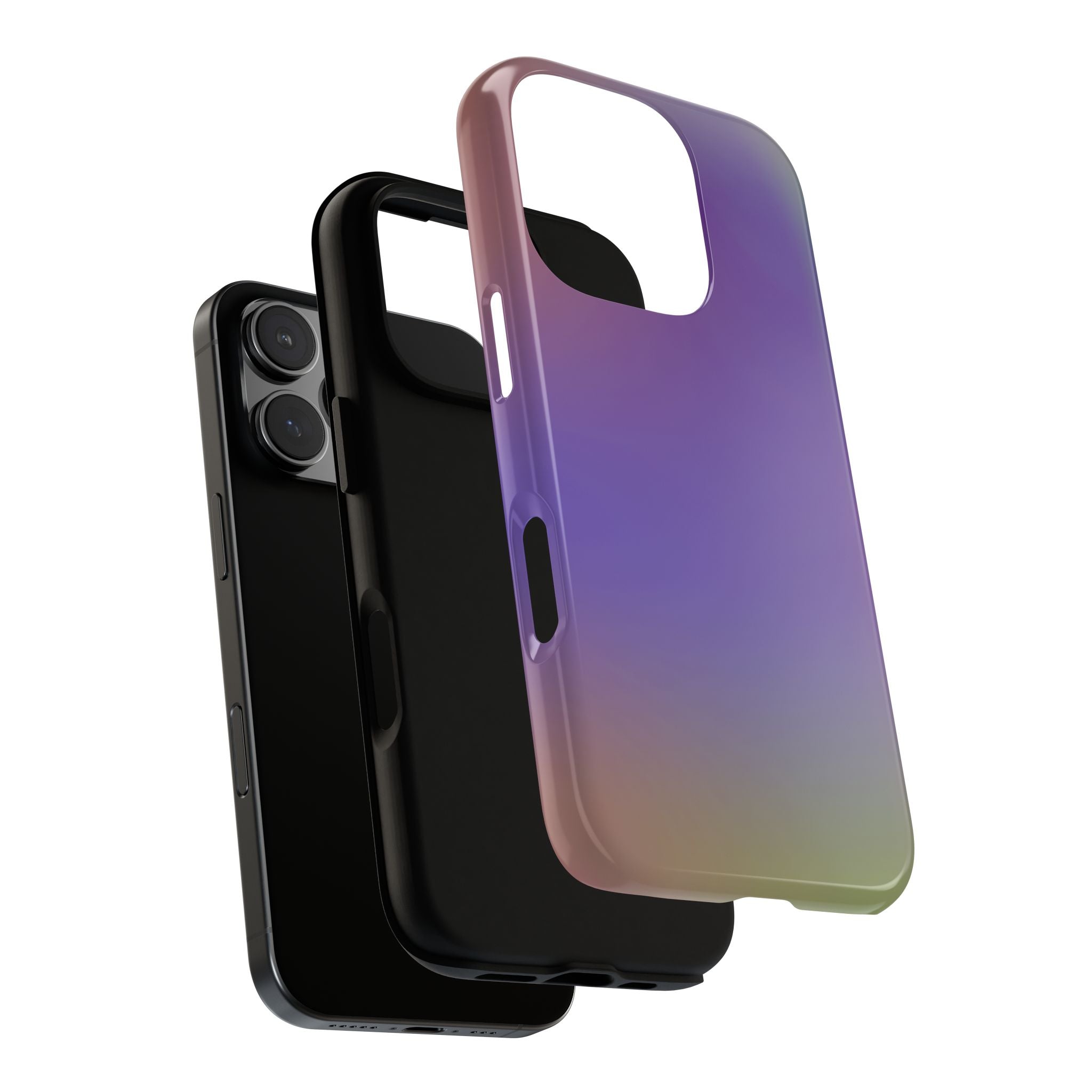 Colorful Phone Case, Tough Phone Cover, Gradient Design Case, Stylish Mobile Accessories, Unique Gift for Her