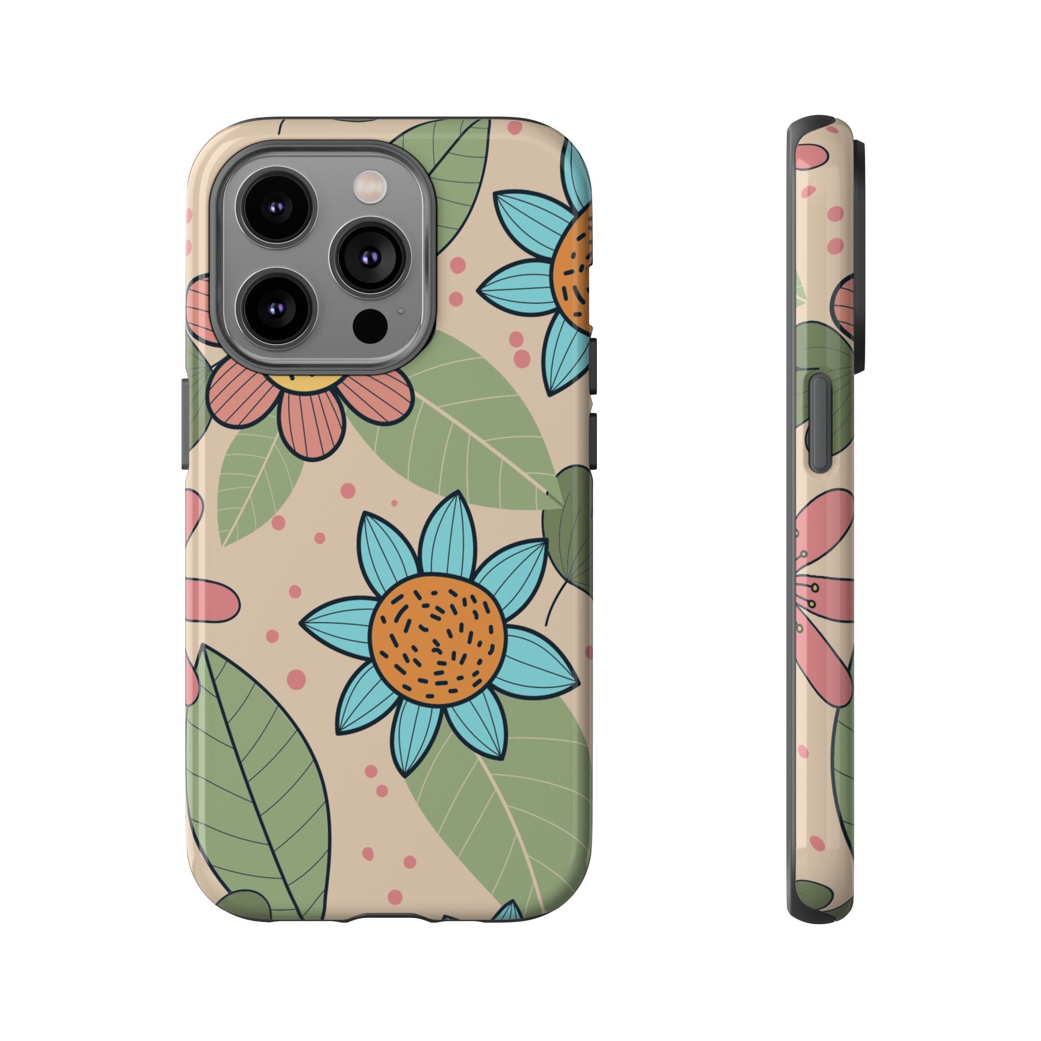 Floral Phone Case, Cute Tough Cases for Floral Lovers, Protective Cover for Gifts, Stylish Accessories, Phone Accessories For Her