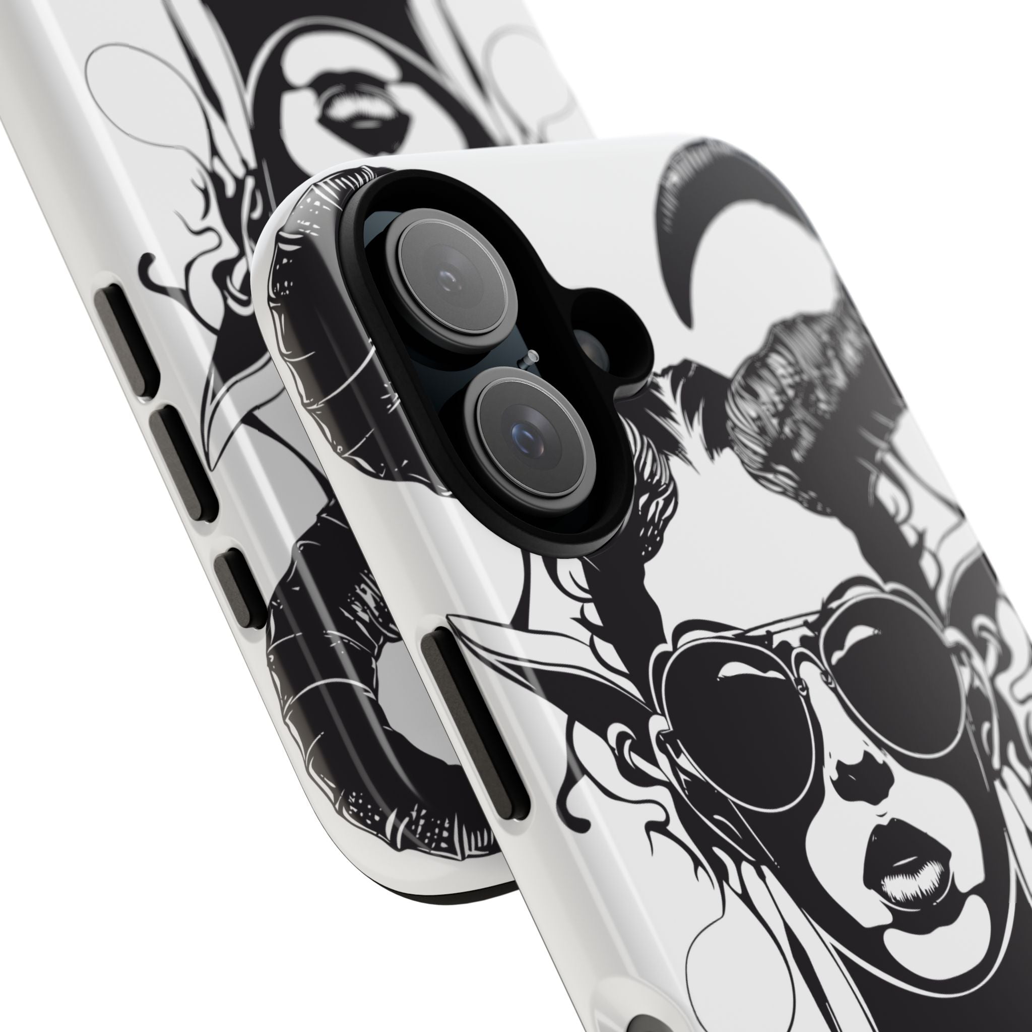 Tough Cases: Stylish Phone Case with Edgy Design, Protective Cover, Gift for Her, Trendy Accessories, Unique Art, Holiday Present