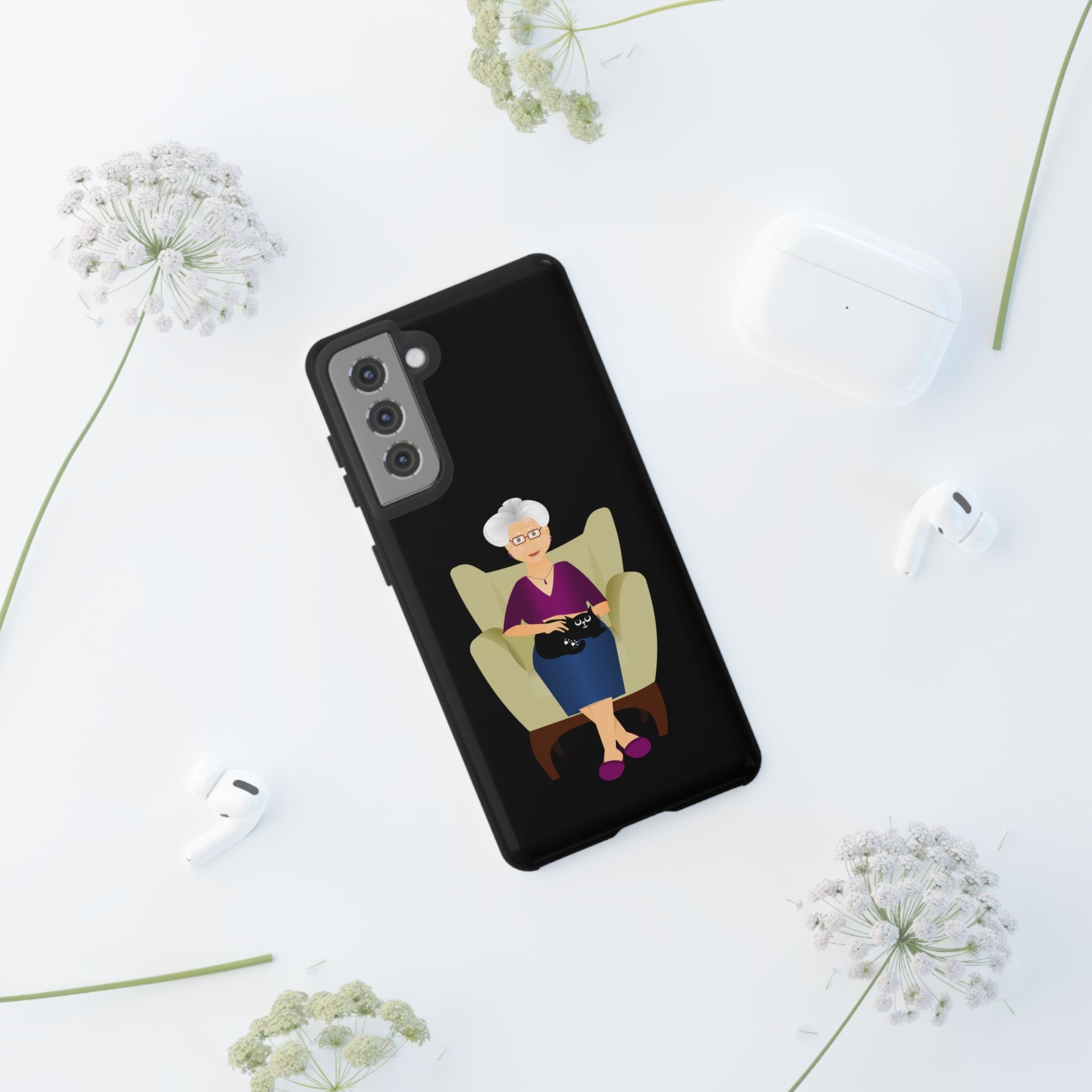 Grandma Phone Case, Tough Phone Cover for Grandparents, Durable Case for Seniors, Unique Gift for Grandmother, Personalized Tech Accessory