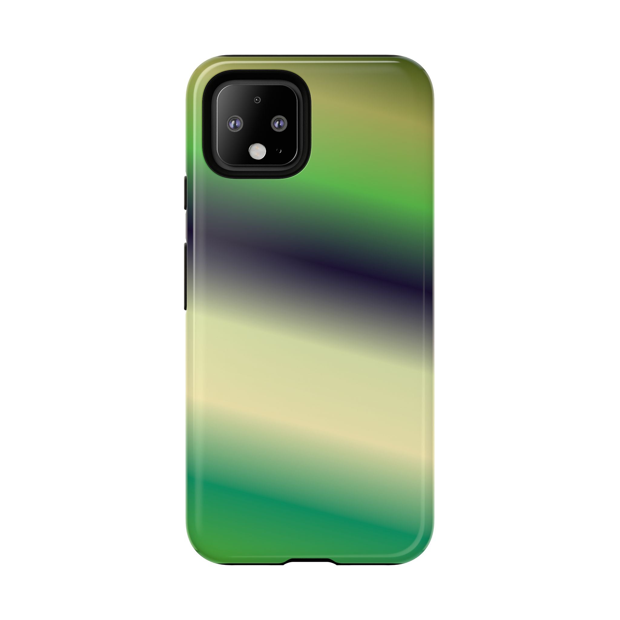Gradient Phone Case - Tough Cases, Unique Cell Phone Cover, Stylish Tech Accessories, Green and Black Gradient, Perfect Gift