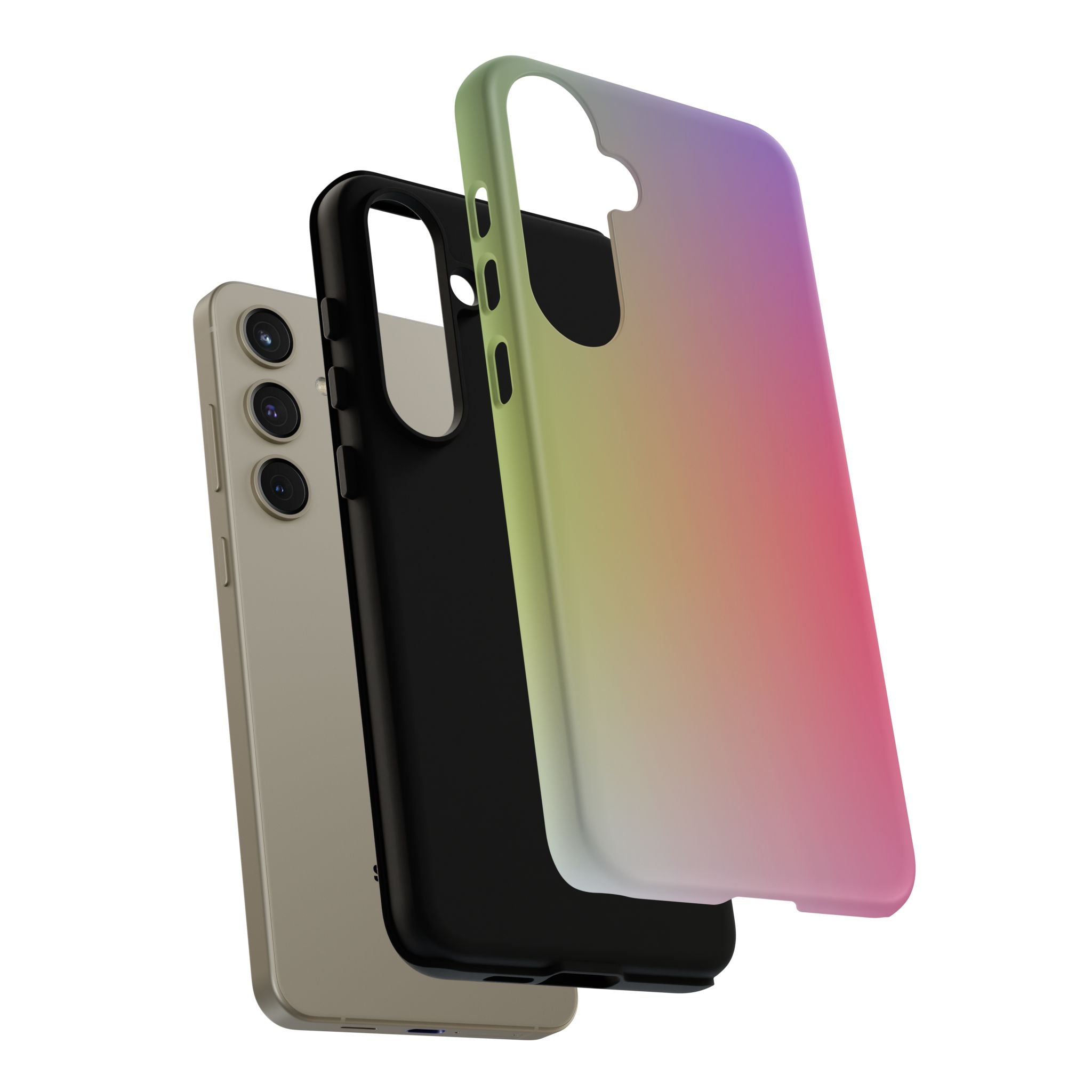 Gradient Phone Case, Tough Cases, Colorful Tech Accessory, Modern Phone Protection, Trendy Gift for Friends, Birthday, Holidays