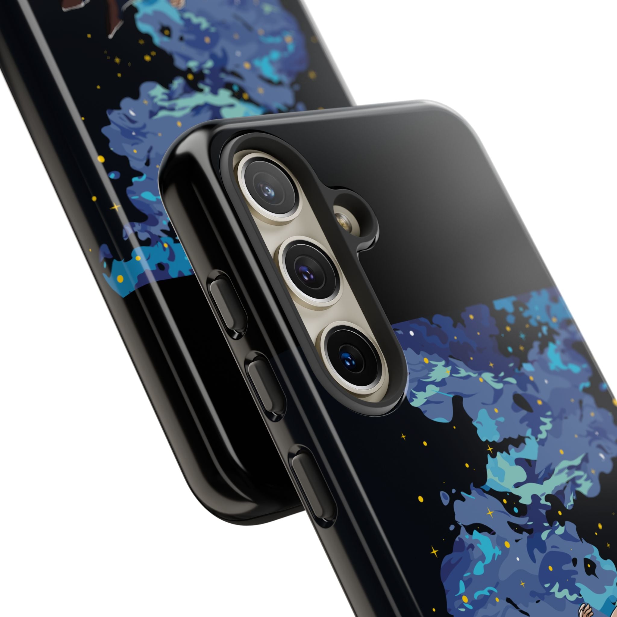 Tough Cases Phone Case - Artistic Galaxy Design, Cute Sleeve for Teens, Gift for Students, Unique Mobile Accessory, Trendy Tech Protection