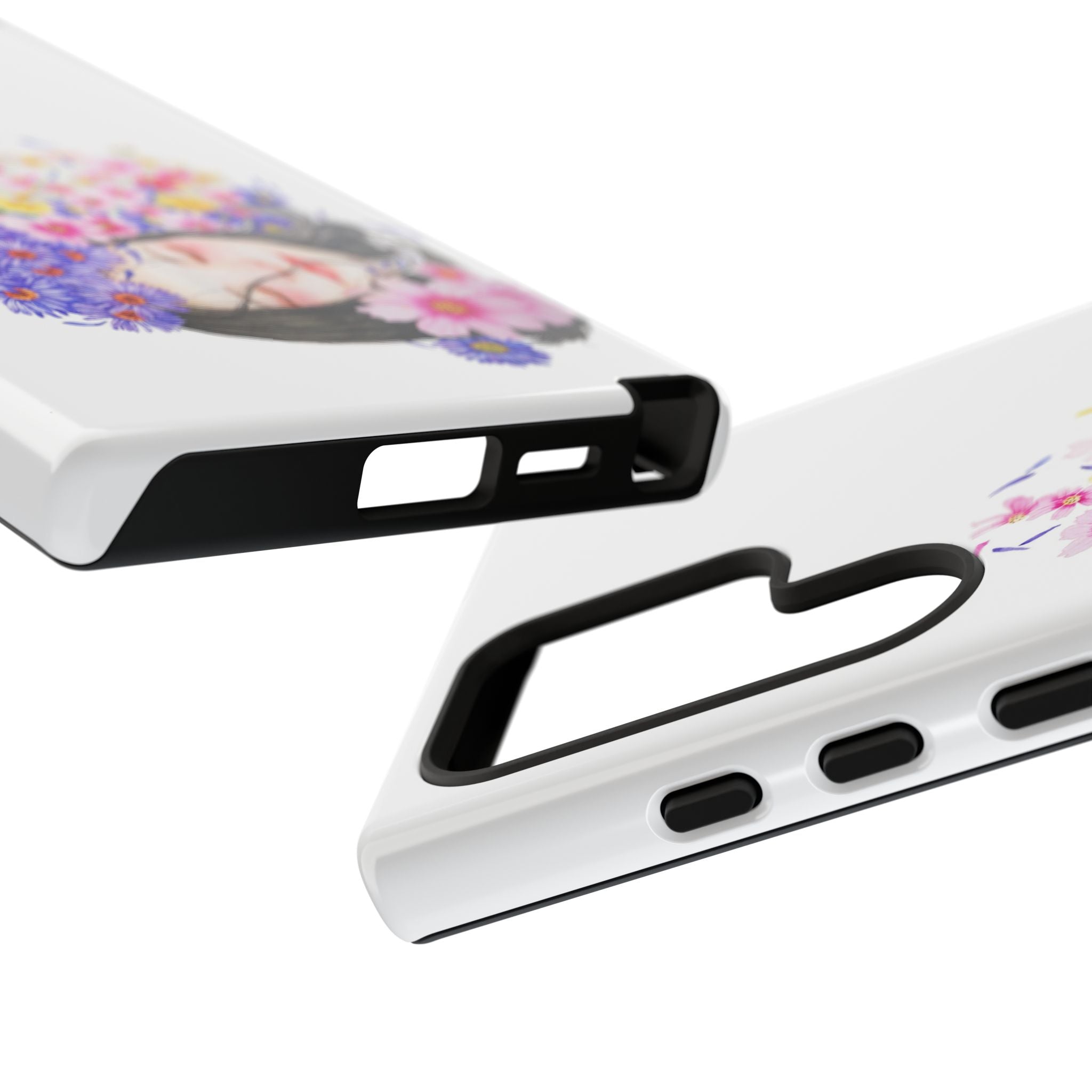 Floral Phone Case | Tough Cases | Cute Floral Design, Gift for Her, Spring Accessory, Mother's Day Gift, Stylish Protection