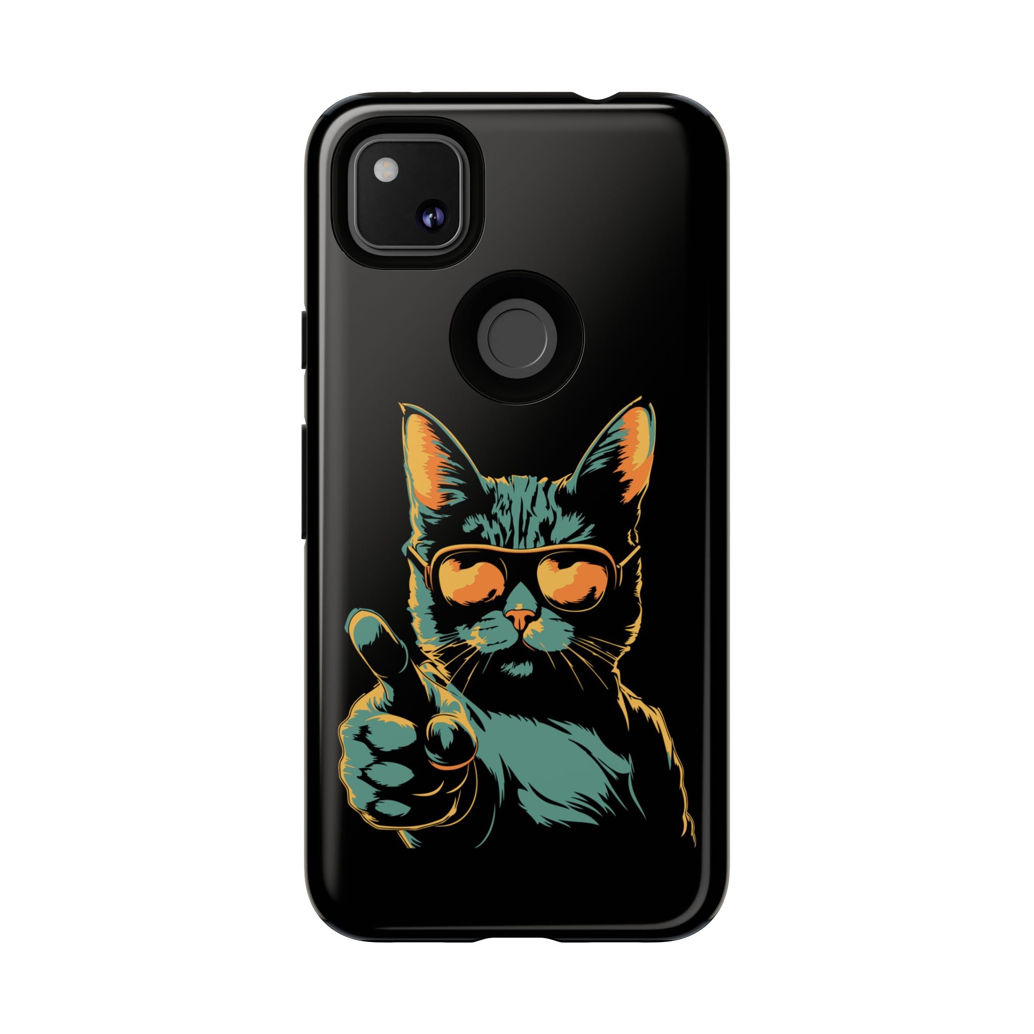 Cool Cat Phone Case, Stylish Phone Cover, Pet Lover Gift, Cute Cat Design, Fun Cat Accessories