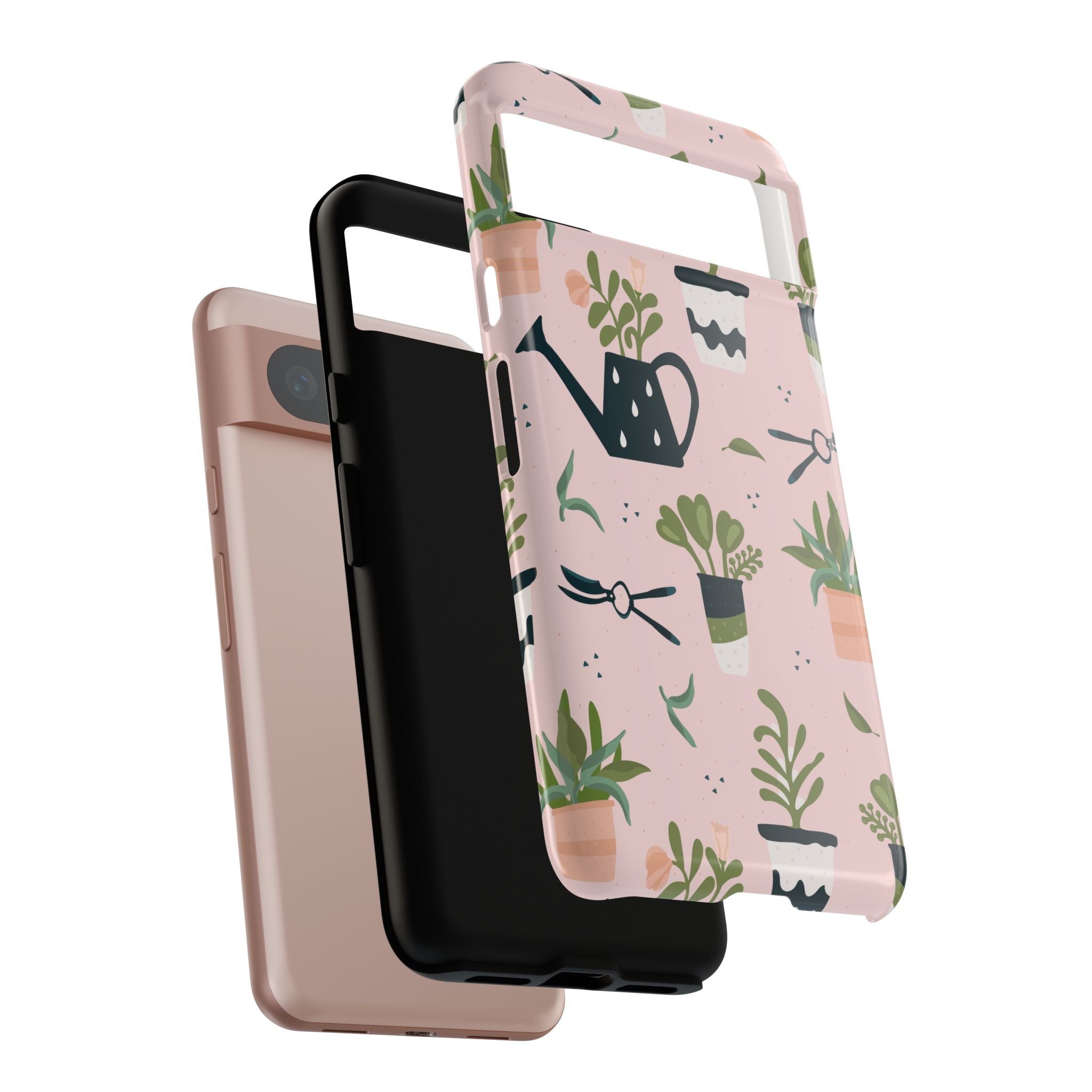 Floral Phone Case, Cute Plant Lover Case, Gift for Gardeners, Phone Cover, Green Thumb Accessories, Mother's Day Gift