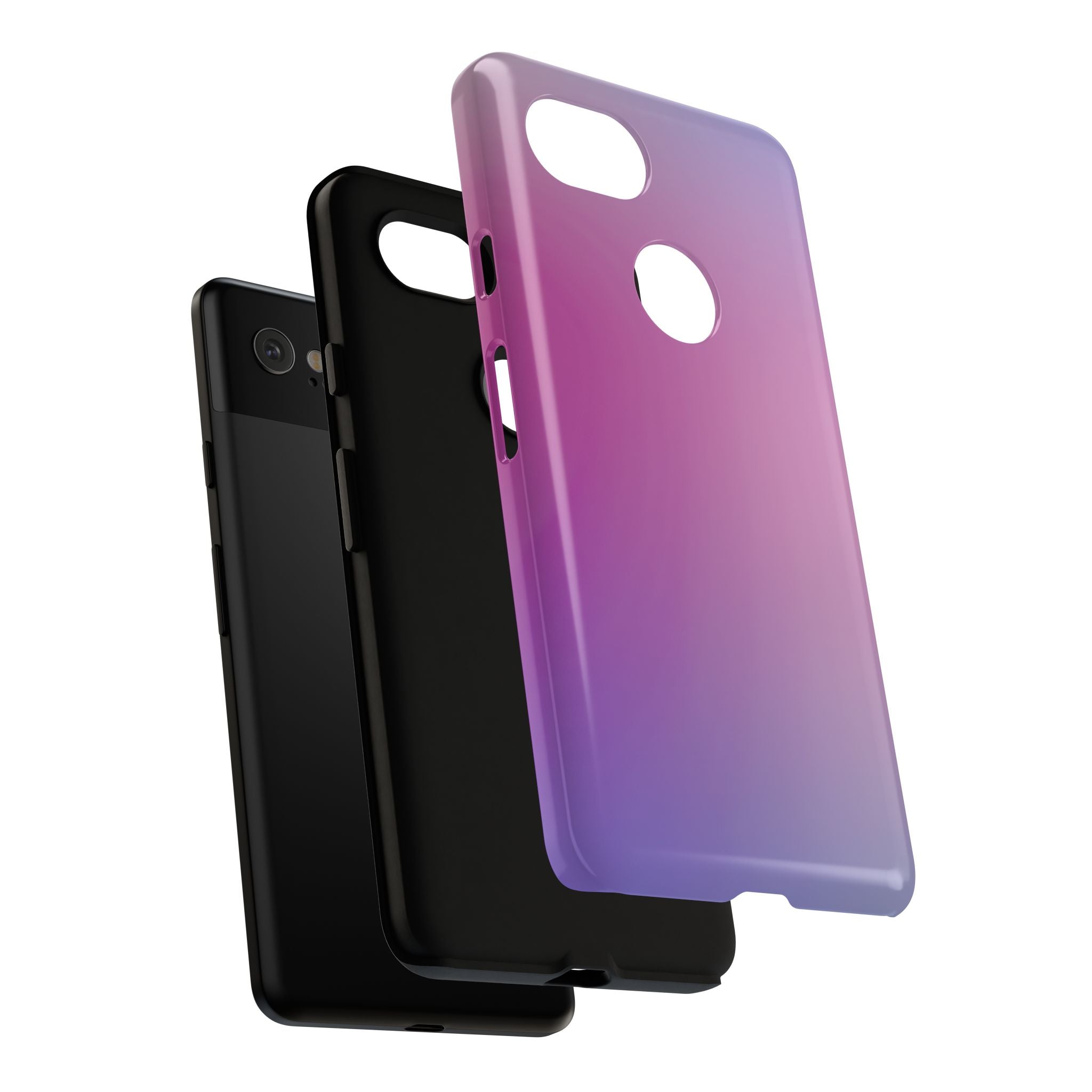 Stylish Phone Case, Tough Phone Cover, Gradient Phone Protector, Customizable Phone Shell, Durable Phone Accessory