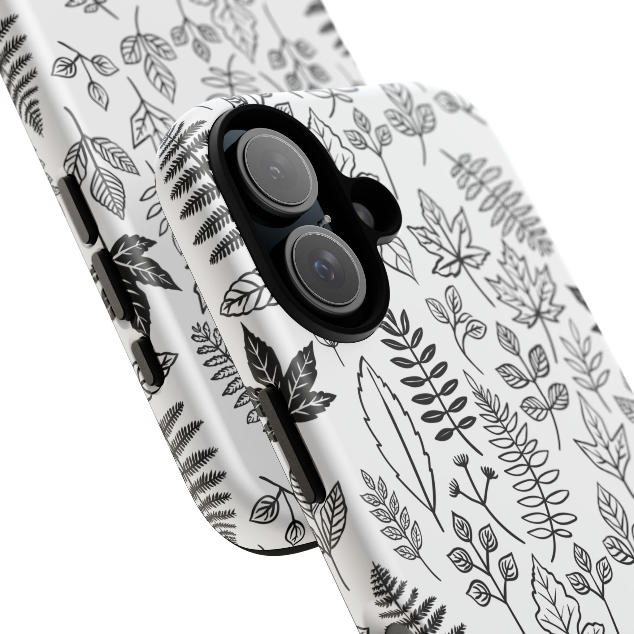 Stylish Phone Case for Nature Lovers, Botanical Design, Gift for Her, Fall Accessories, Customizable Tech Gear