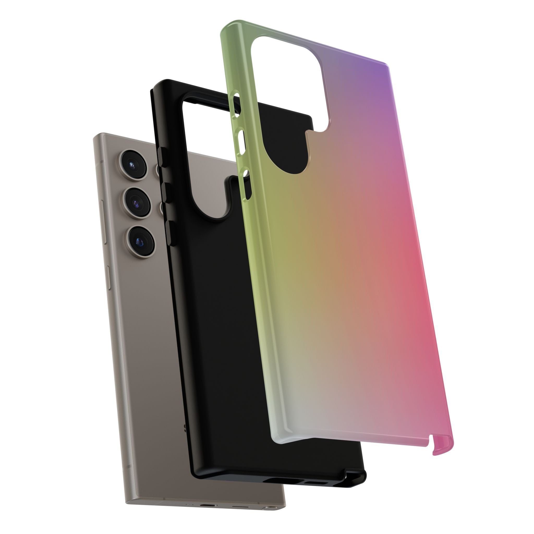 Gradient Phone Case, Tough Cases, Colorful Tech Accessory, Modern Phone Protection, Trendy Gift for Friends, Birthday, Holidays