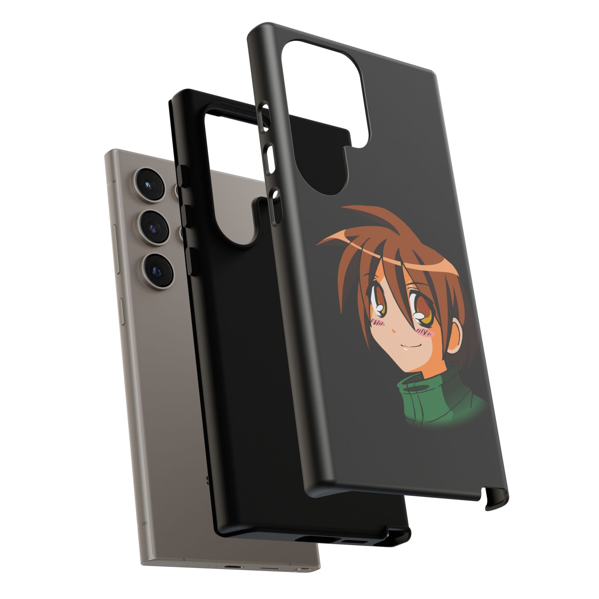 Anime Character Phone Case, Cute Phone Cover, Tough Cases for Teens, Customizable Gift, Geeky Accessories