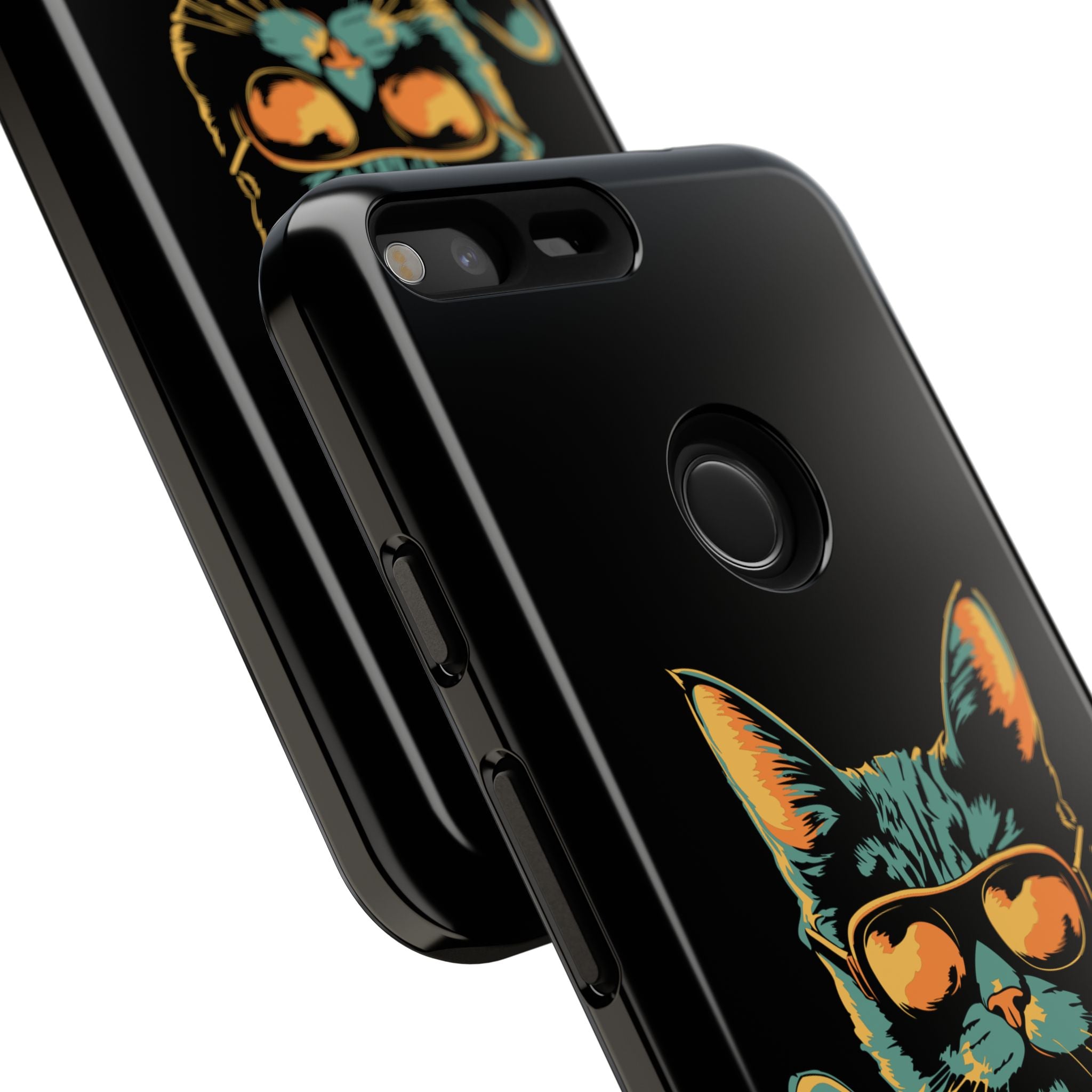 Cool Cat Phone Case, Stylish Phone Cover, Pet Lover Gift, Cute Cat Design, Fun Cat Accessories