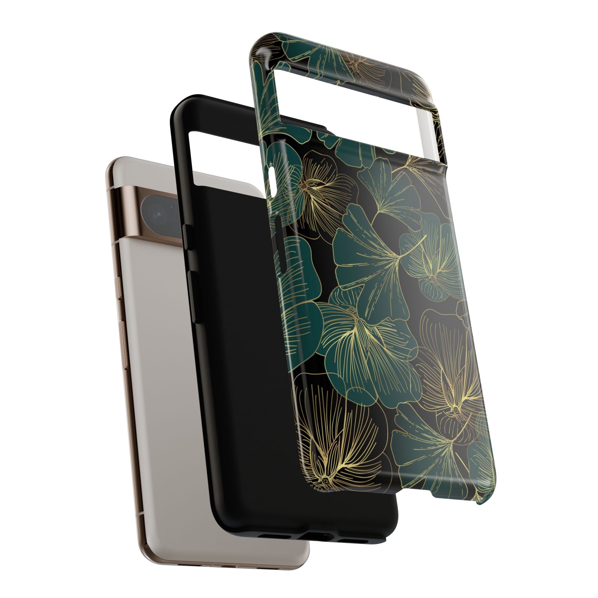 Floral Phone Case - Tough Cases, Protective Cover, Stylish Accessory, Gift for Her, Nature-Inspired Design