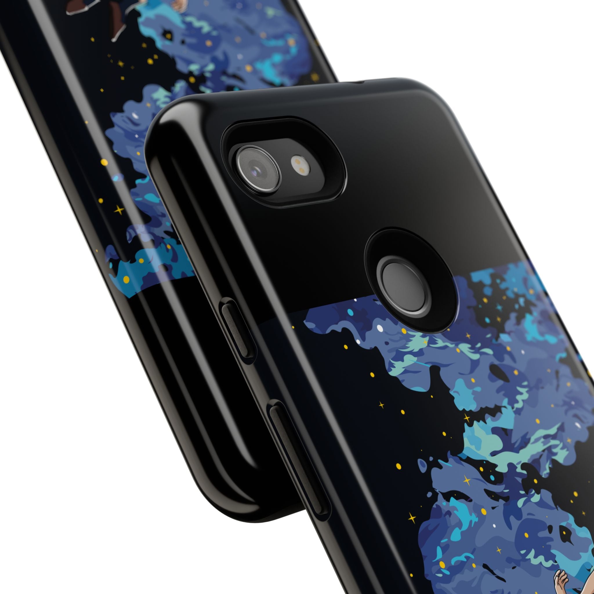 Tough Cases Phone Case - Artistic Galaxy Design, Cute Sleeve for Teens, Gift for Students, Unique Mobile Accessory, Trendy Tech Protection