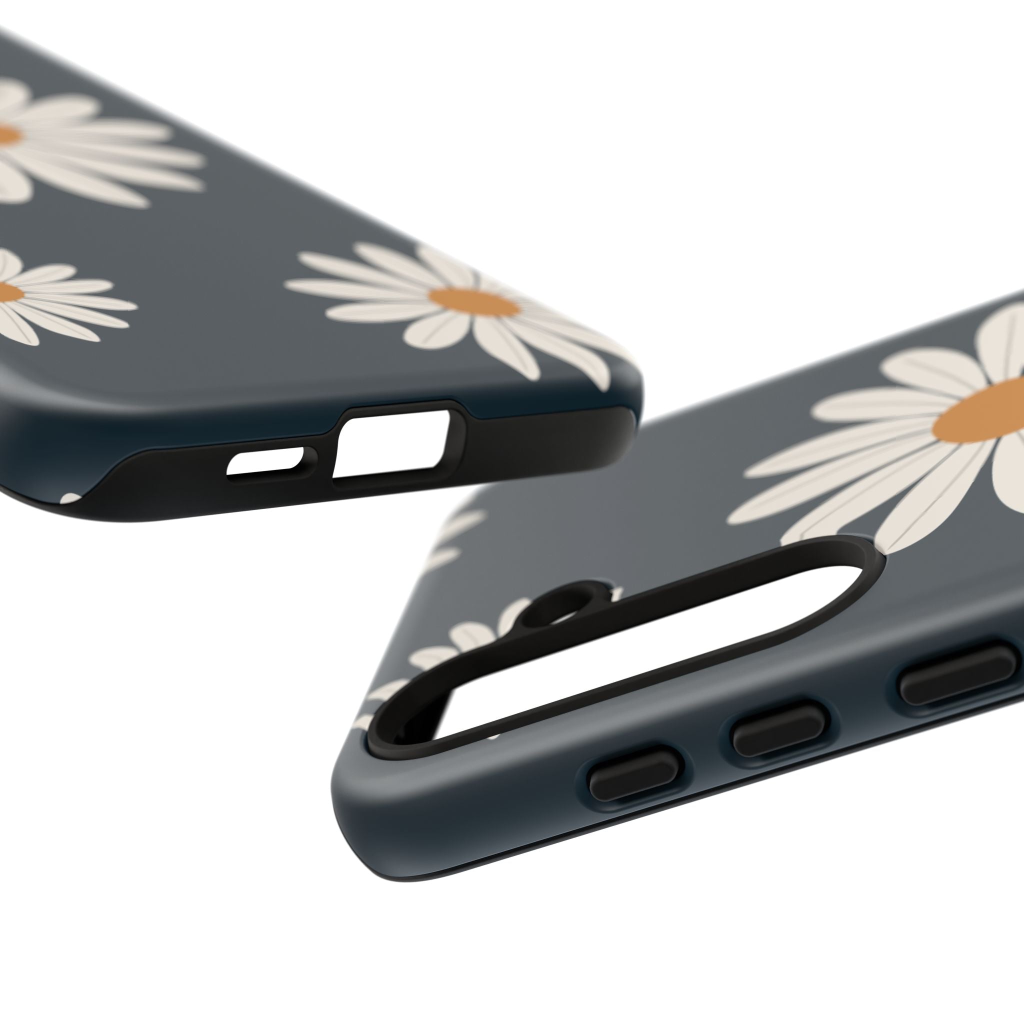 Daisy Phone Case, Floral Phone Cover, Tough Phone Case, Gift for Flower Lovers, Smartphone Accessory, Spring Design