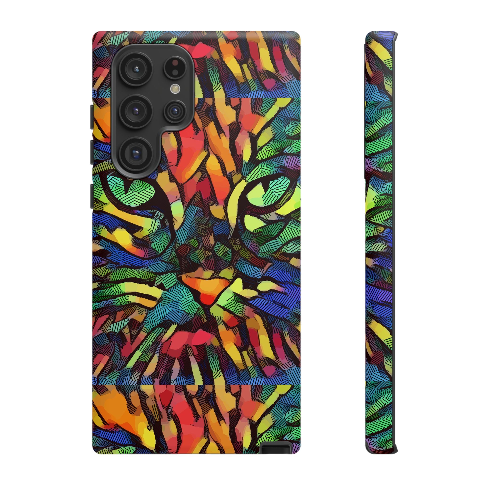 Colorful Phone Cases for Vibrant Style - Tough Cases, Unique Gifts, Animal Print, Artistic Design, Phone Accessories, Eco-Friendly