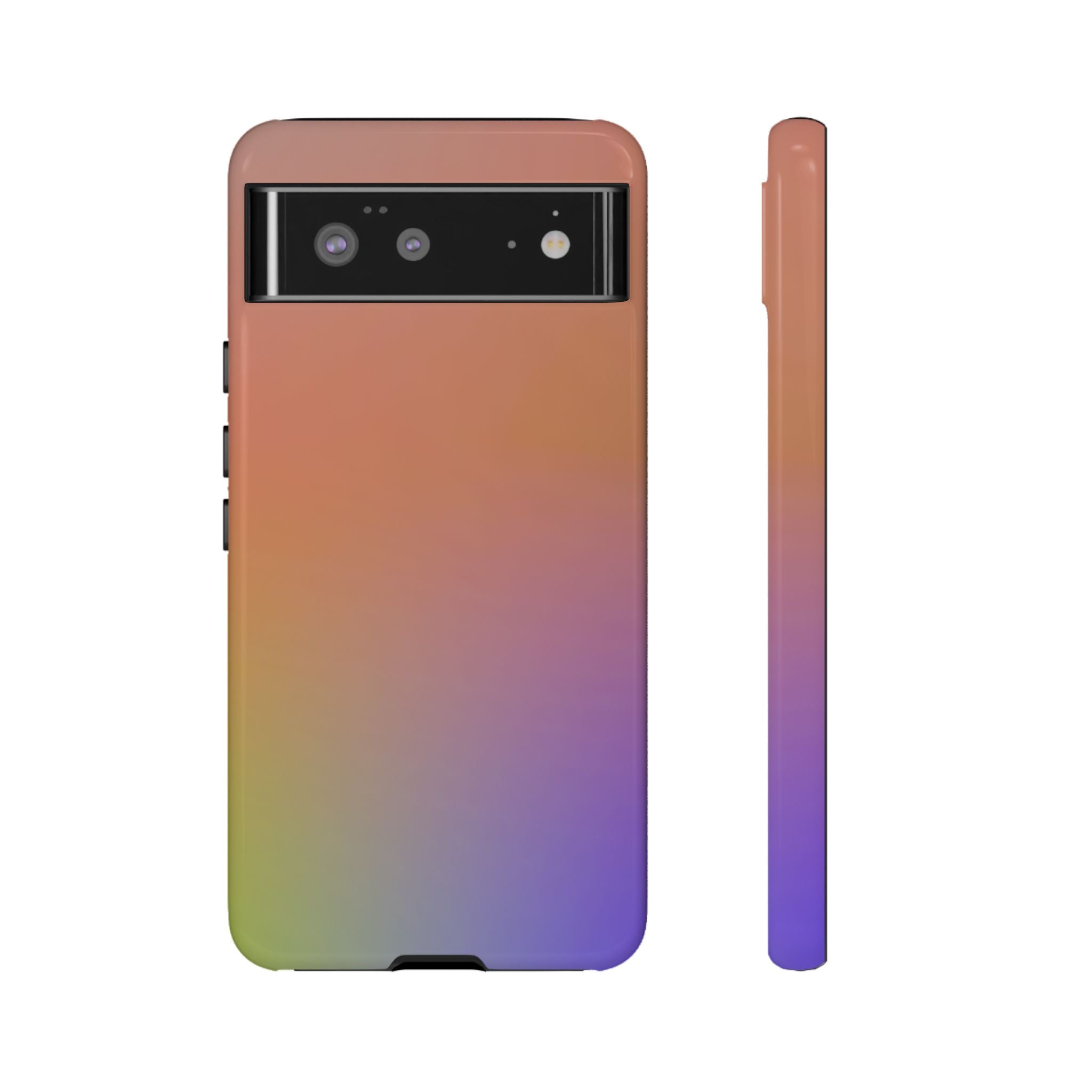 Colorful Gradient Phone Case, Tough Cases for iPhone, Customizable Phone Cover, Trendy Tech Accessory, Gift for Tech Lovers