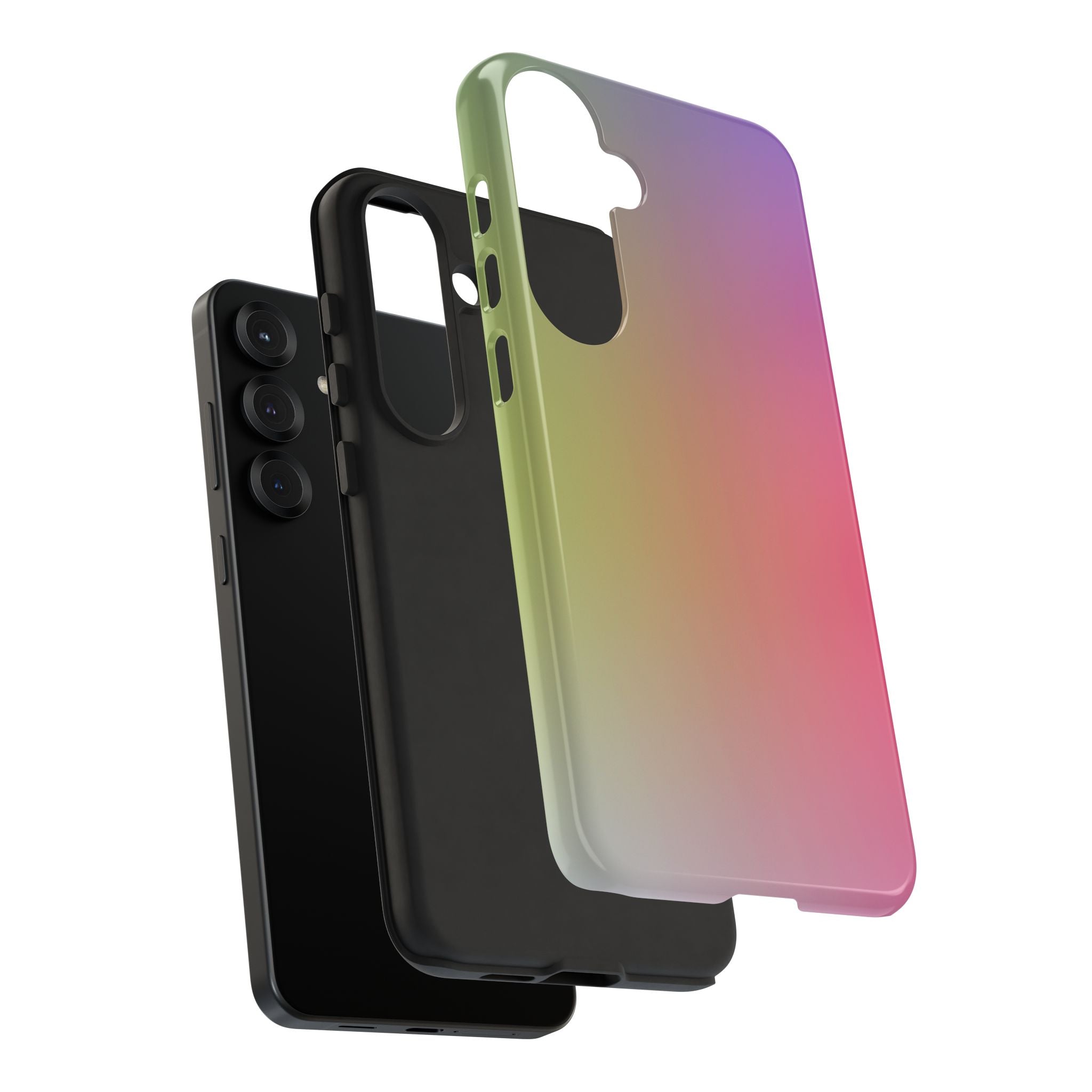 Gradient Phone Case, Tough Cases, Colorful Tech Accessory, Modern Phone Protection, Trendy Gift for Friends, Birthday, Holidays