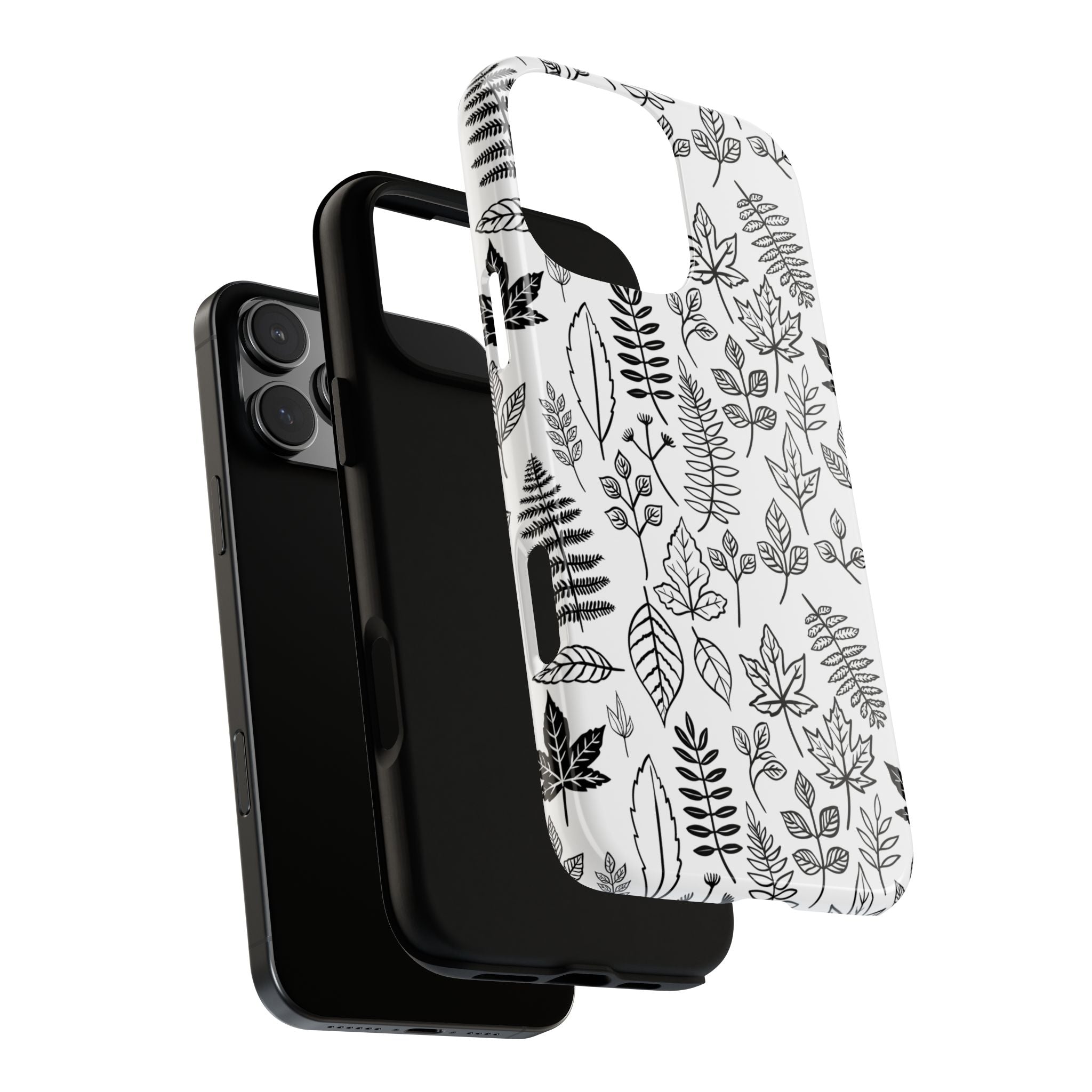 Stylish Phone Case for Nature Lovers, Botanical Design, Gift for Her, Fall Accessories, Customizable Tech Gear