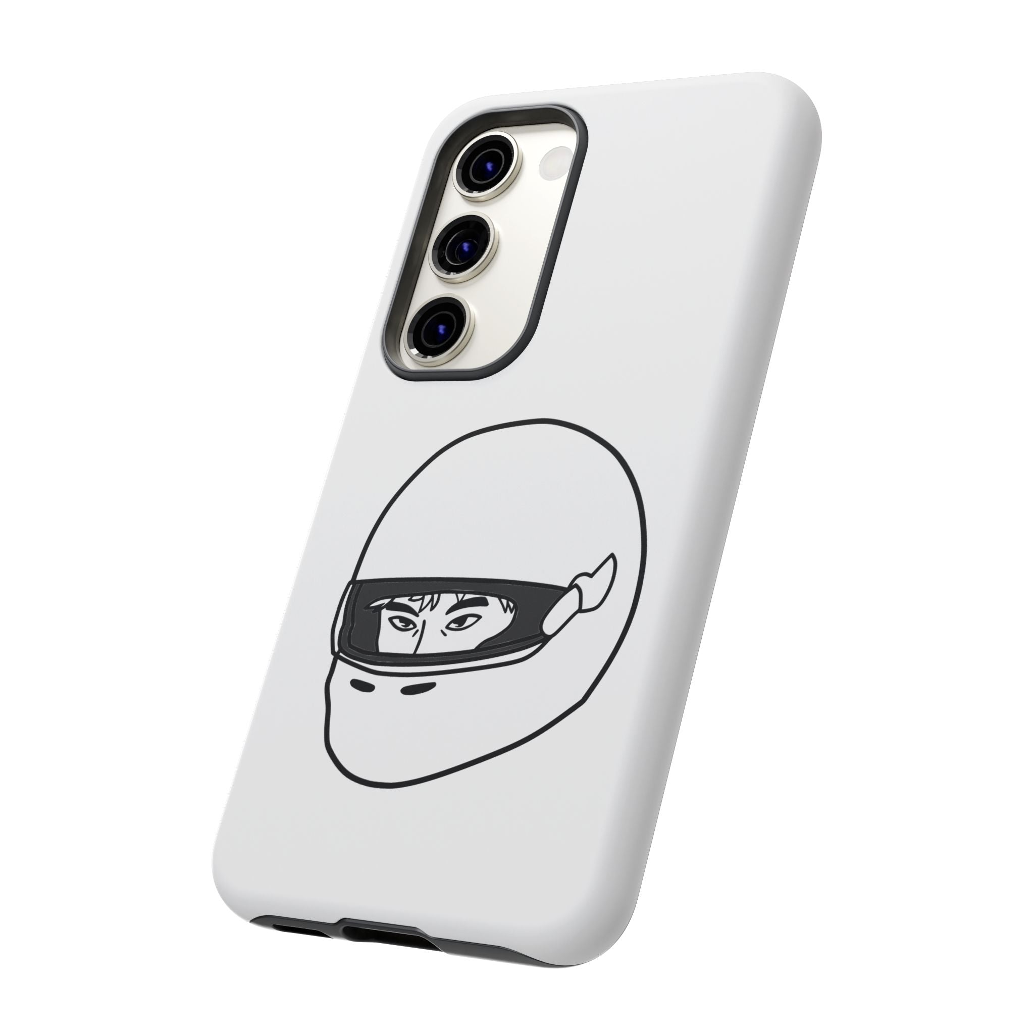 Stylish Phone Case with Racing Helmet Design | Tough Cases | Unique Gift, Motorcycle Enthusiast, Race Lover, Custom Accessory, Everyday Use