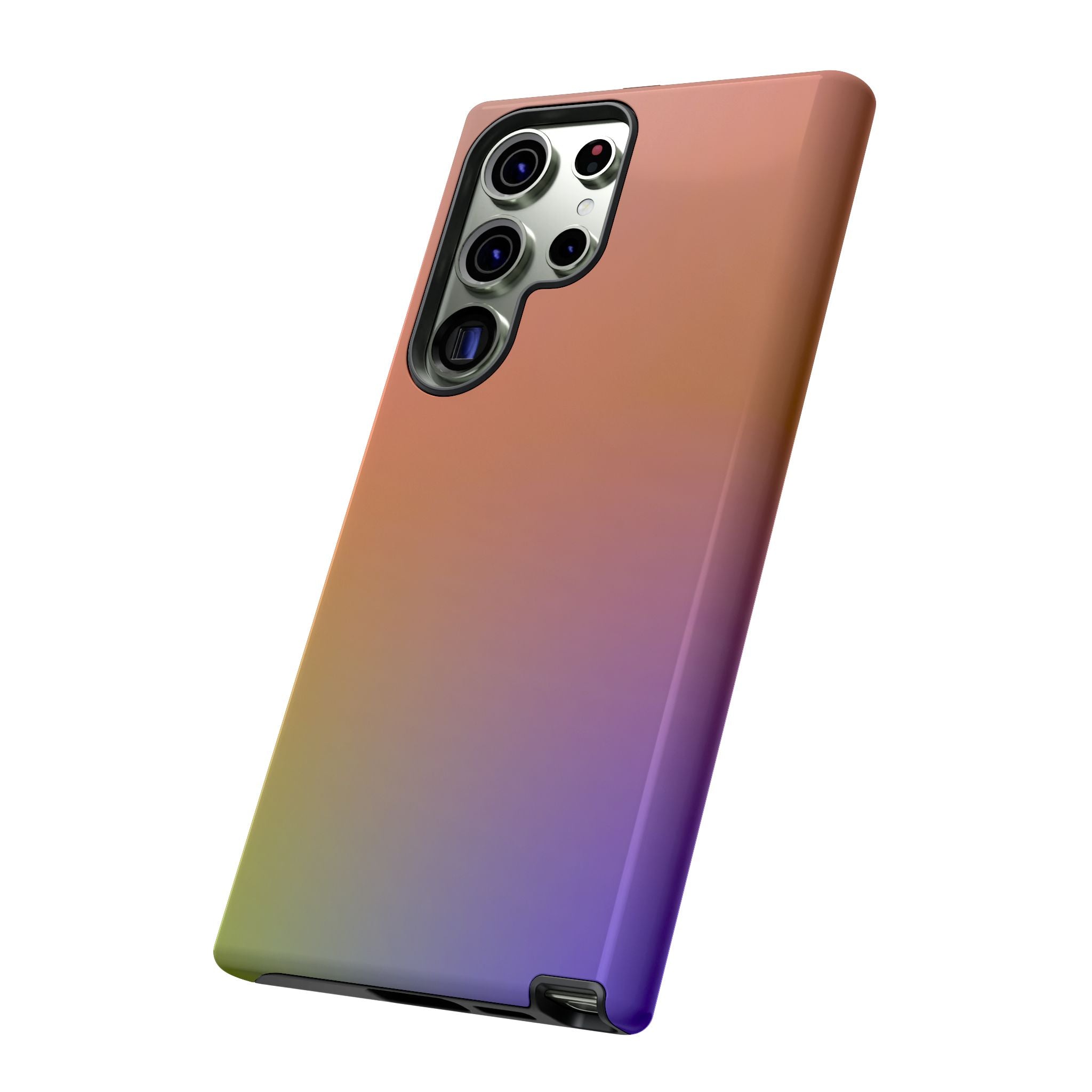 Colorful Gradient Phone Case, Tough Cases for iPhone, Customizable Phone Cover, Trendy Tech Accessory, Gift for Tech Lovers